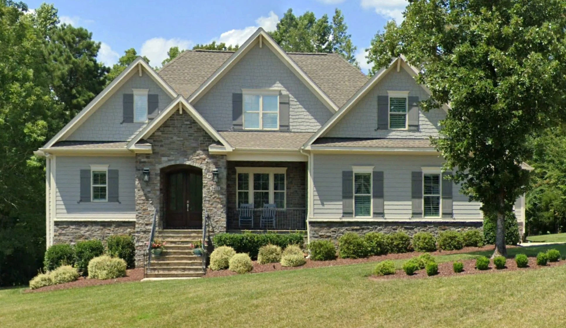 Modern Craftsman house Plan with Open Floor Plan and CAD Design