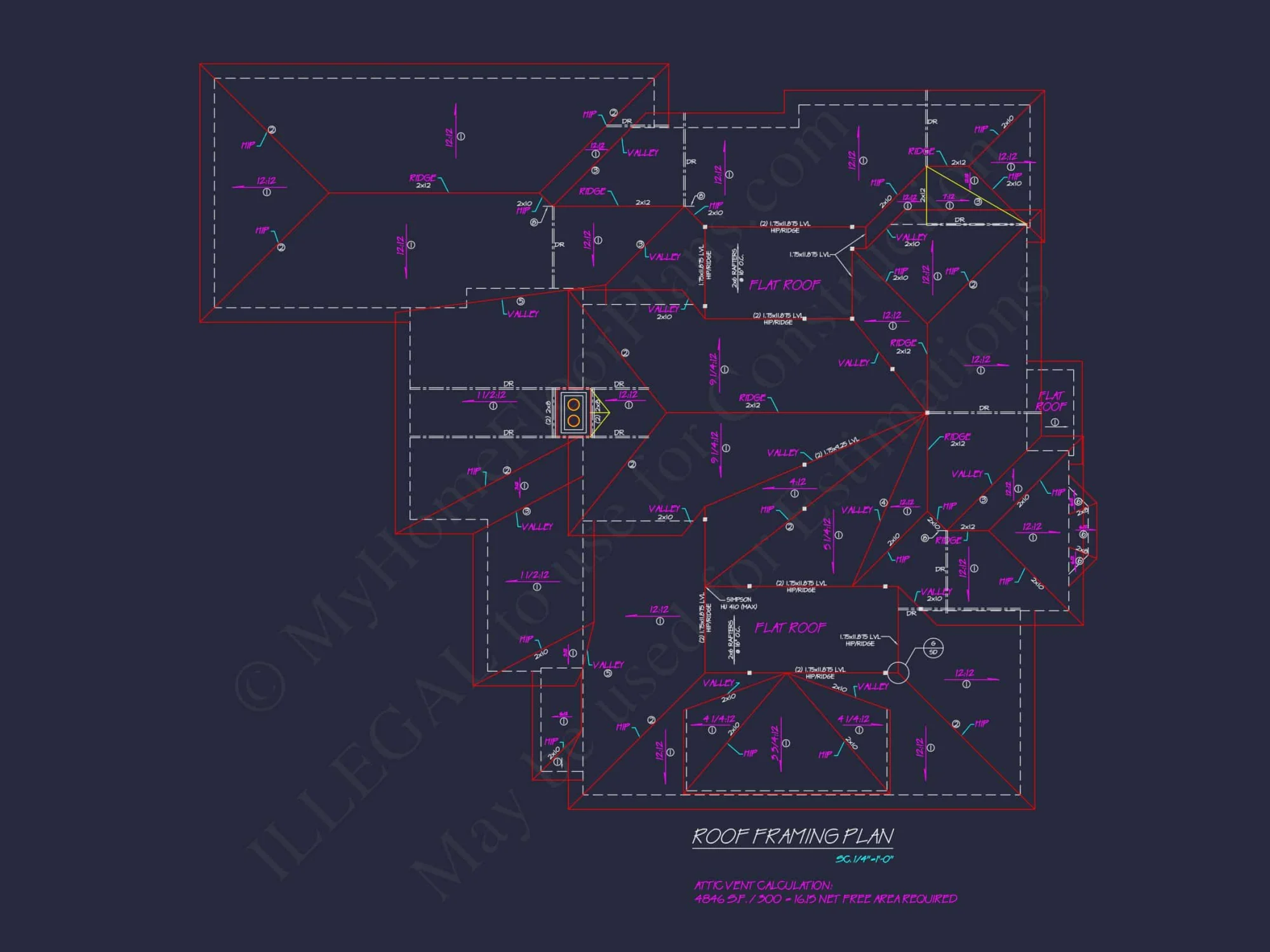 Elegant house Plan with Spacious Floor Design and CAD Blueprint