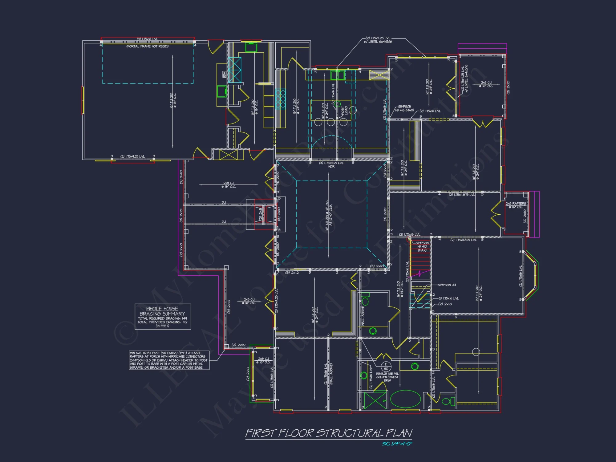 Elegant house Plan with Spacious Floor Design and CAD Blueprint