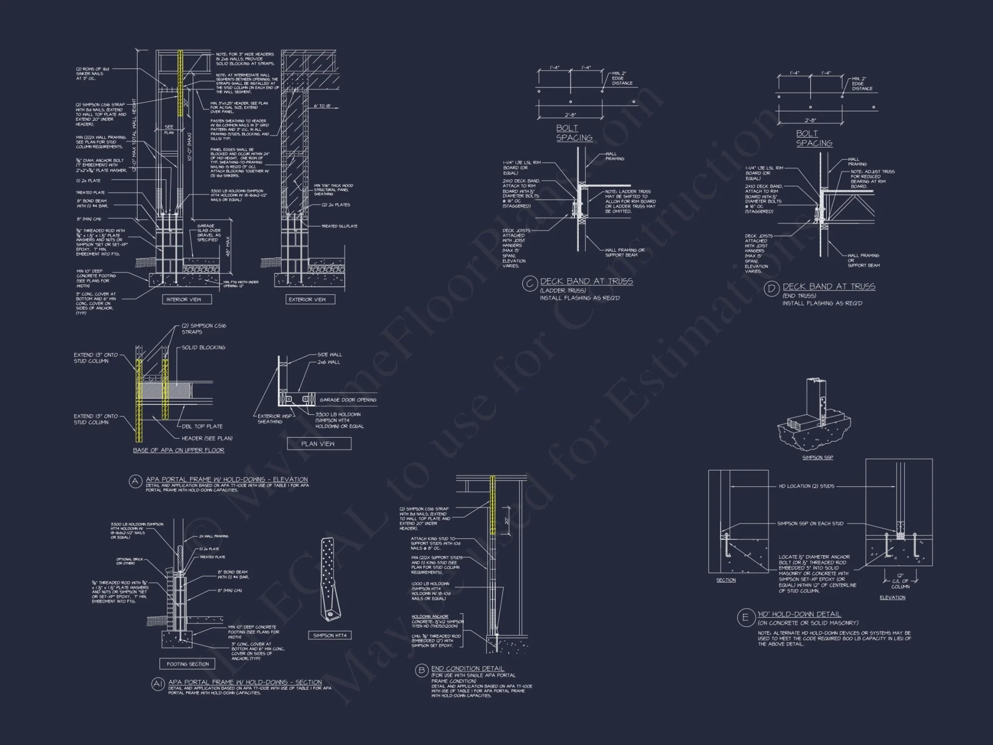 Contemporary Beach house Plan with 3 Bedrooms and CAD Blueprints