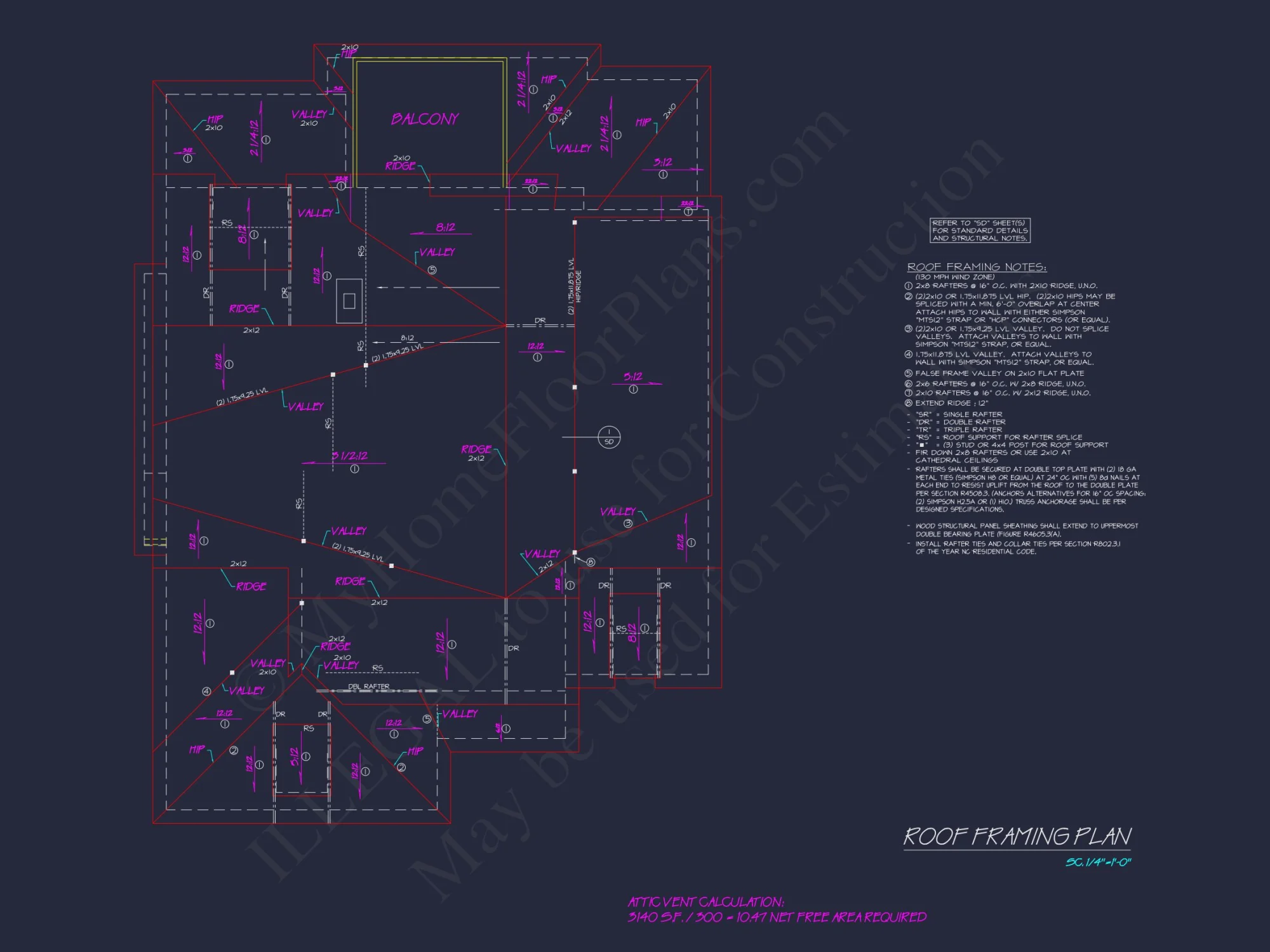 Modern Suburban house Floor Plan