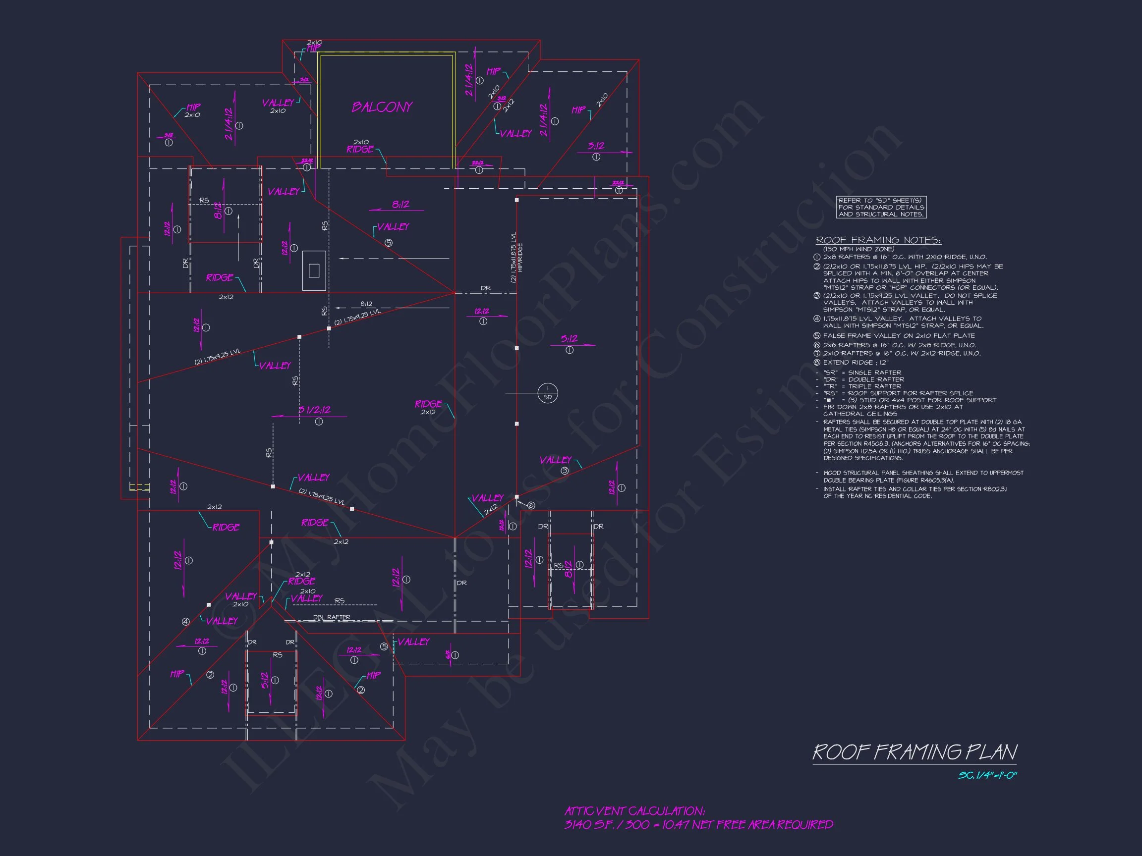 Modern Suburban house Floor Plan