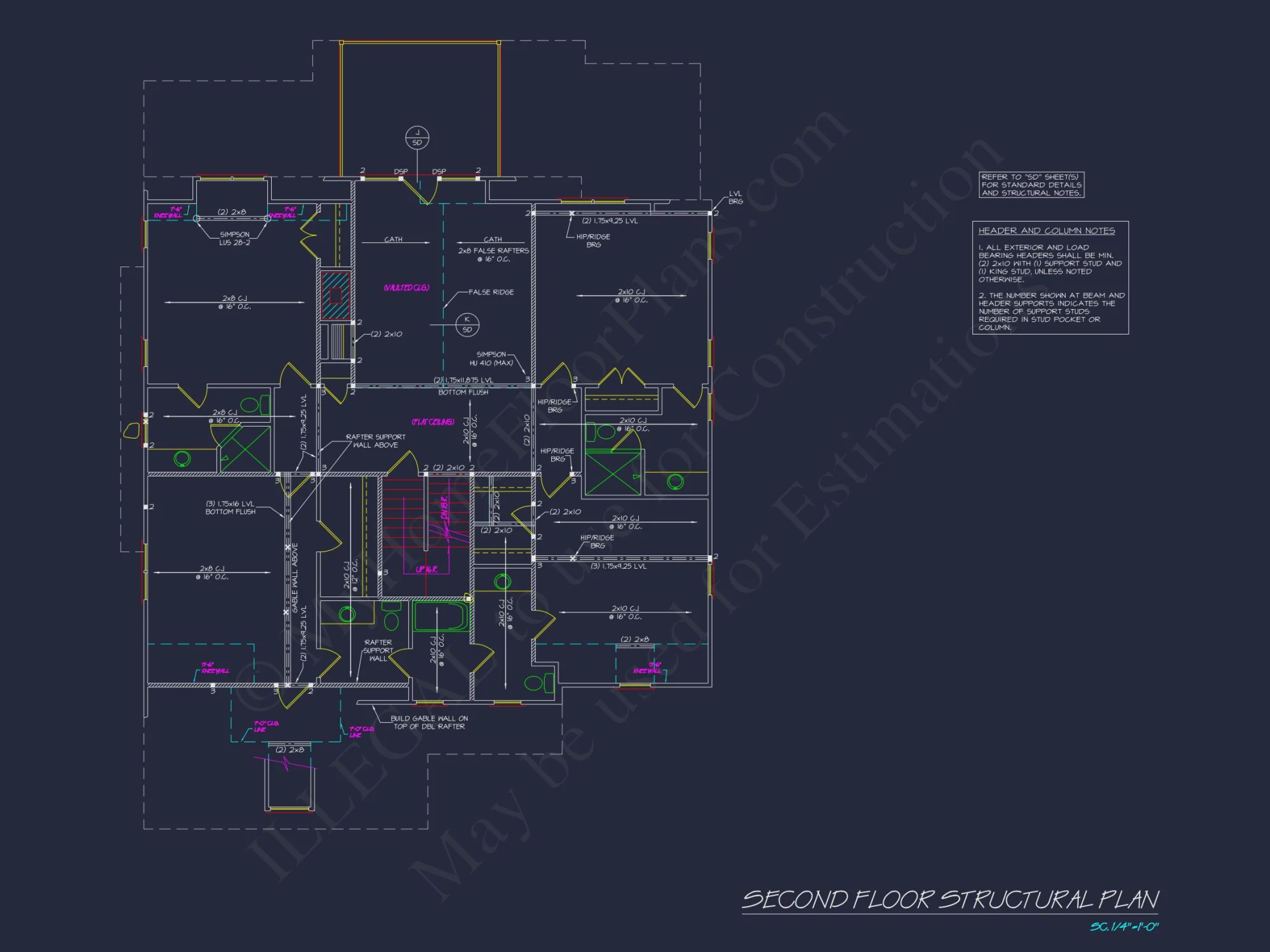 Modern Suburban house Floor Plan