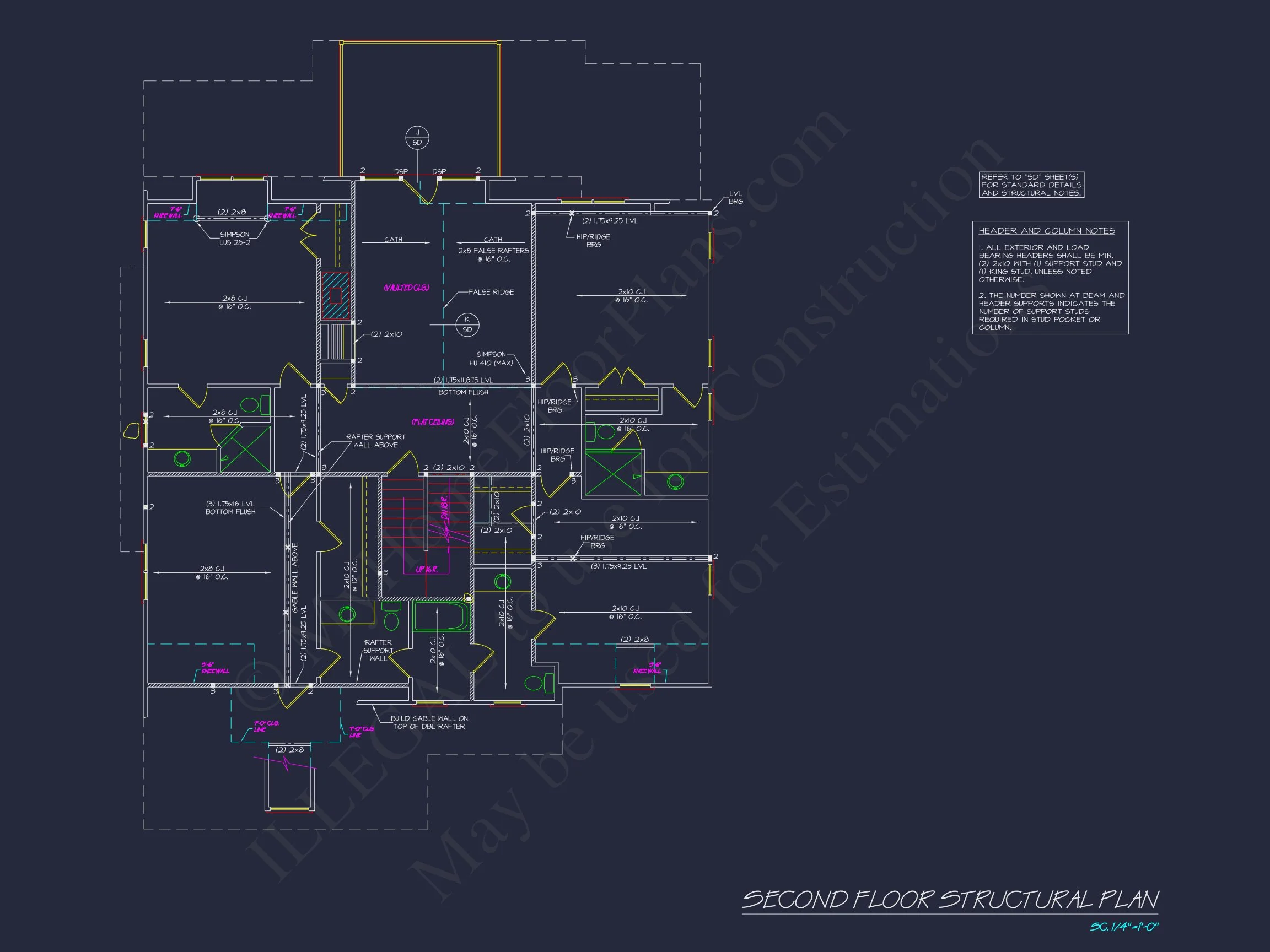 Modern Suburban house Floor Plan