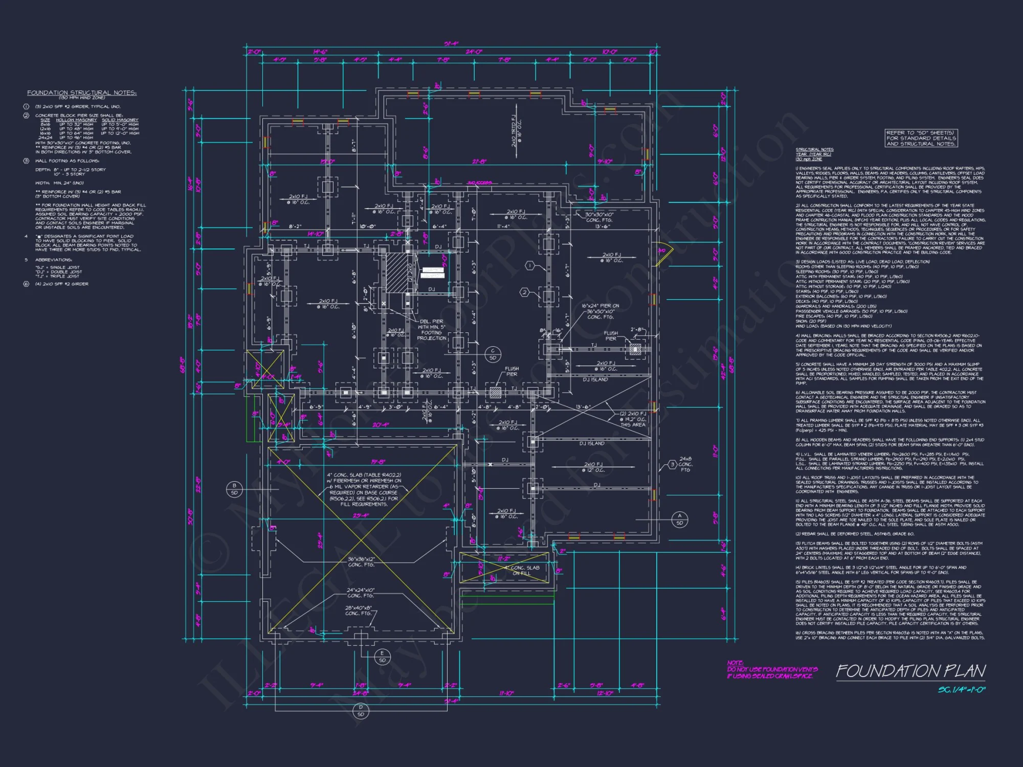 Modern Suburban house Floor Plan