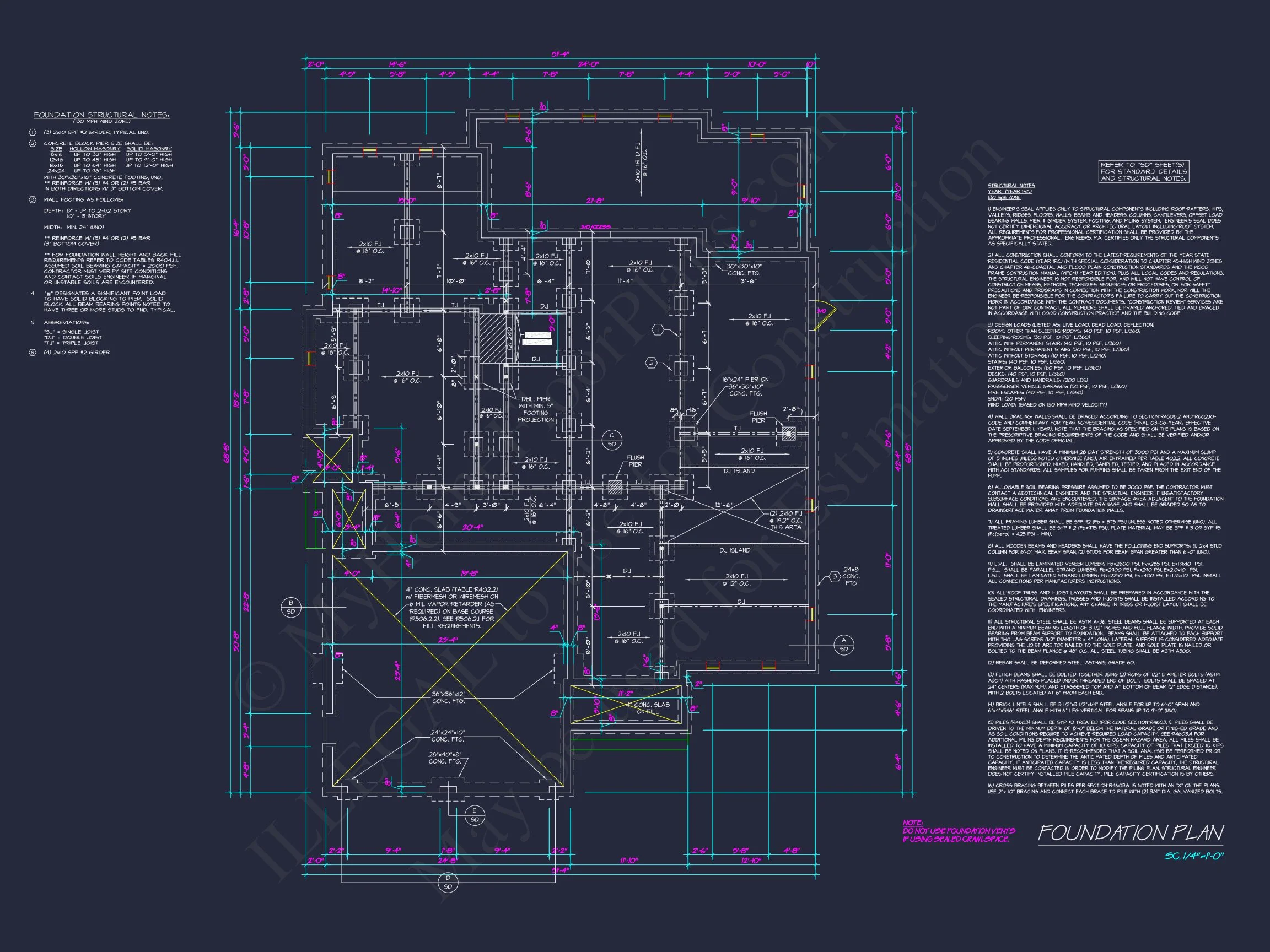 Modern Suburban house Floor Plan