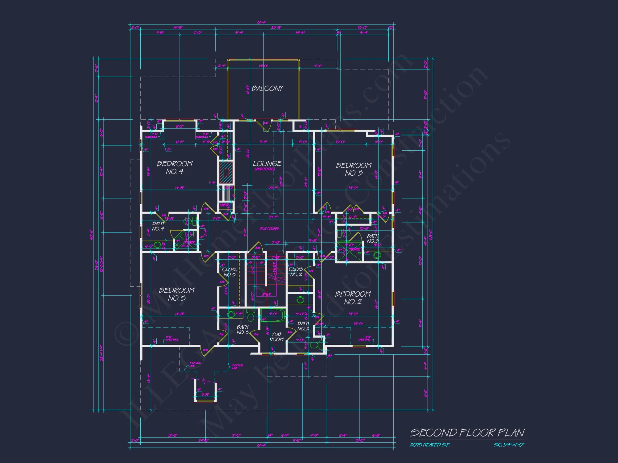 Modern Suburban house Floor Plan