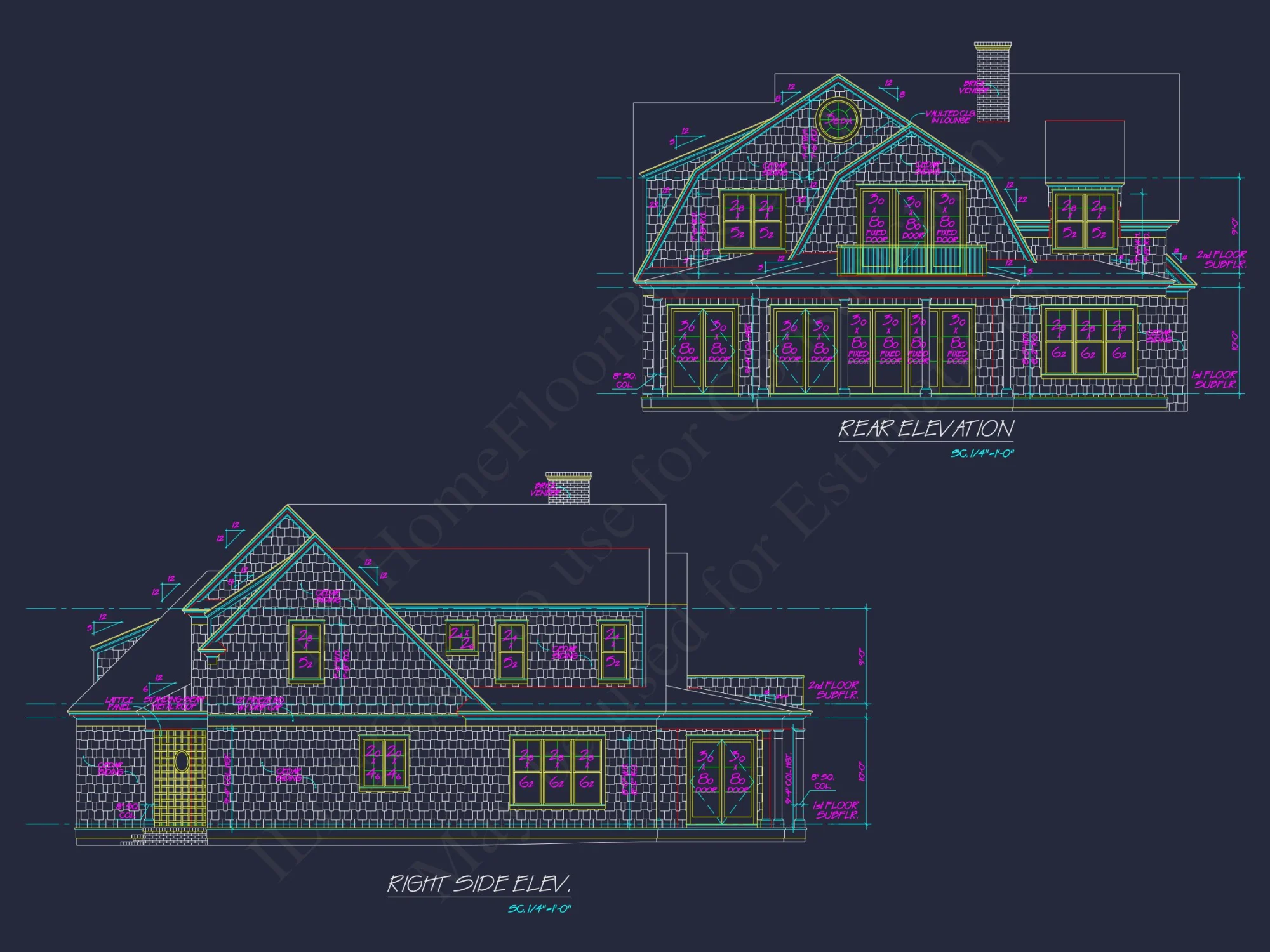 Modern Suburban house Floor Plan