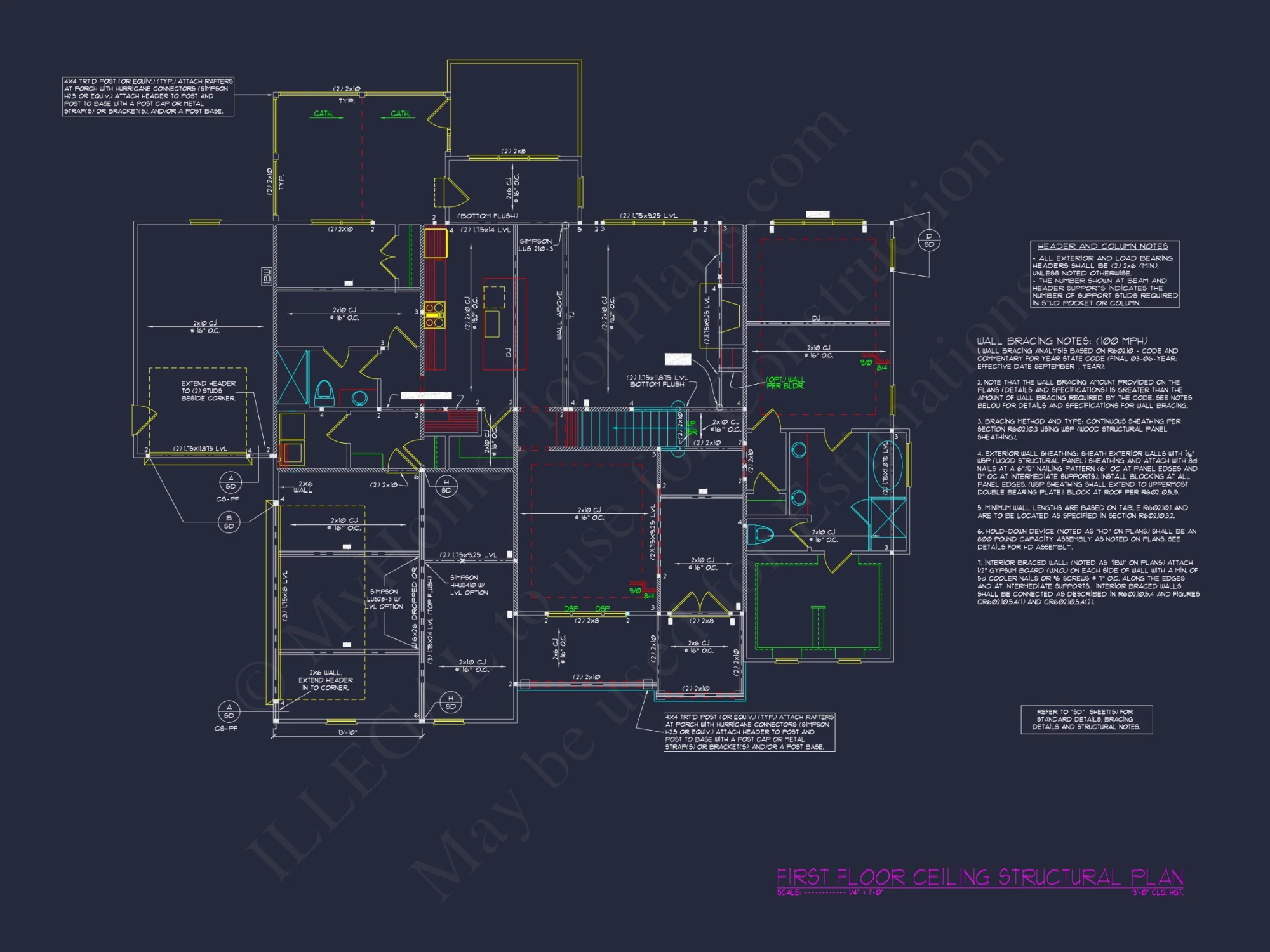 Traditional Craftsman house Plan with Spacious Floor Designs