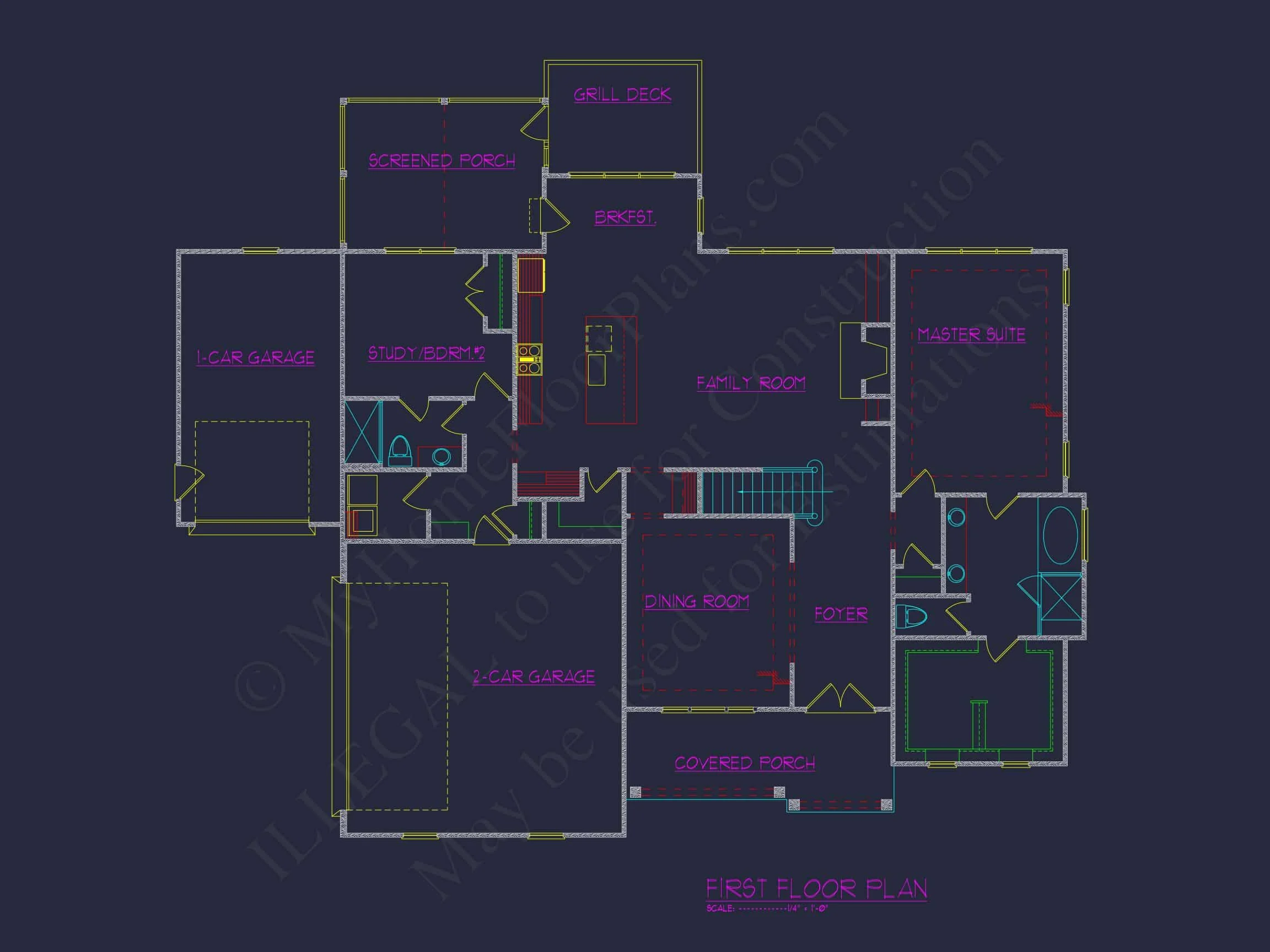 Traditional Craftsman house Plan with Spacious Floor Designs
