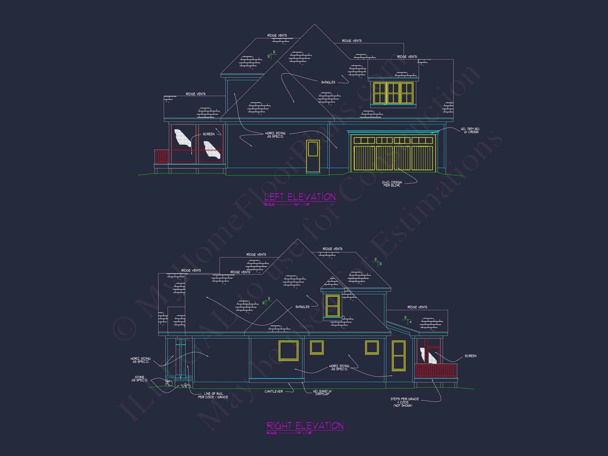 Traditional Craftsman house Plan with Spacious Floor Designs