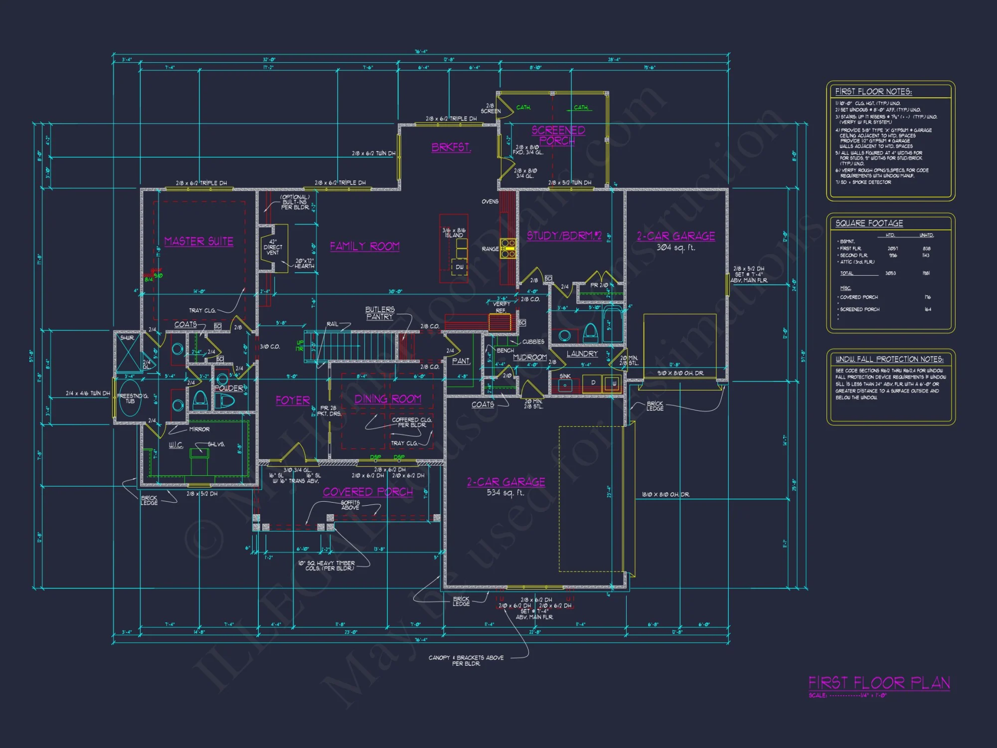 Spacious house Plan with Open Floor Plan and Unique Designs