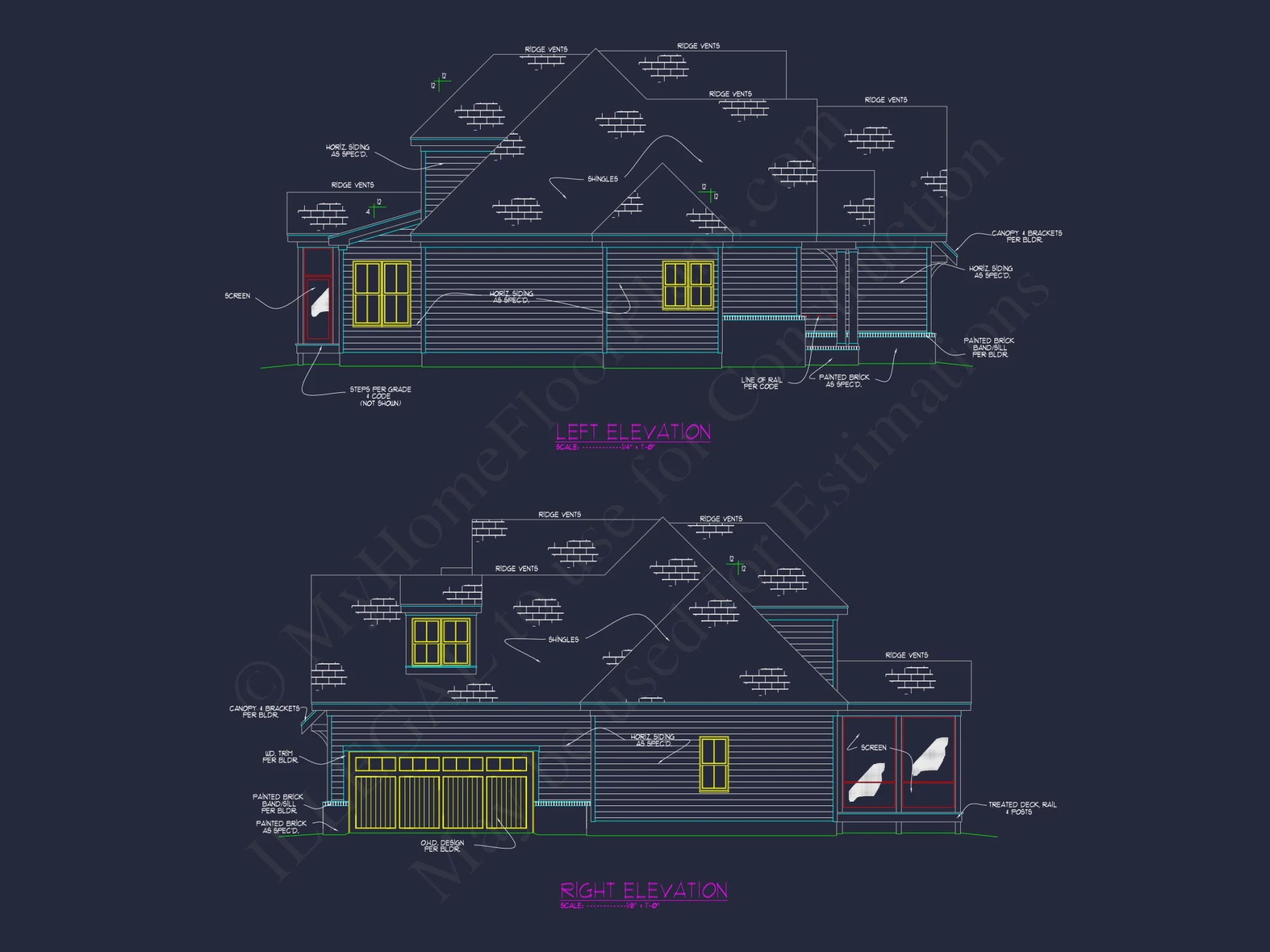 Spacious house Plan with Open Floor Plan and Unique Designs