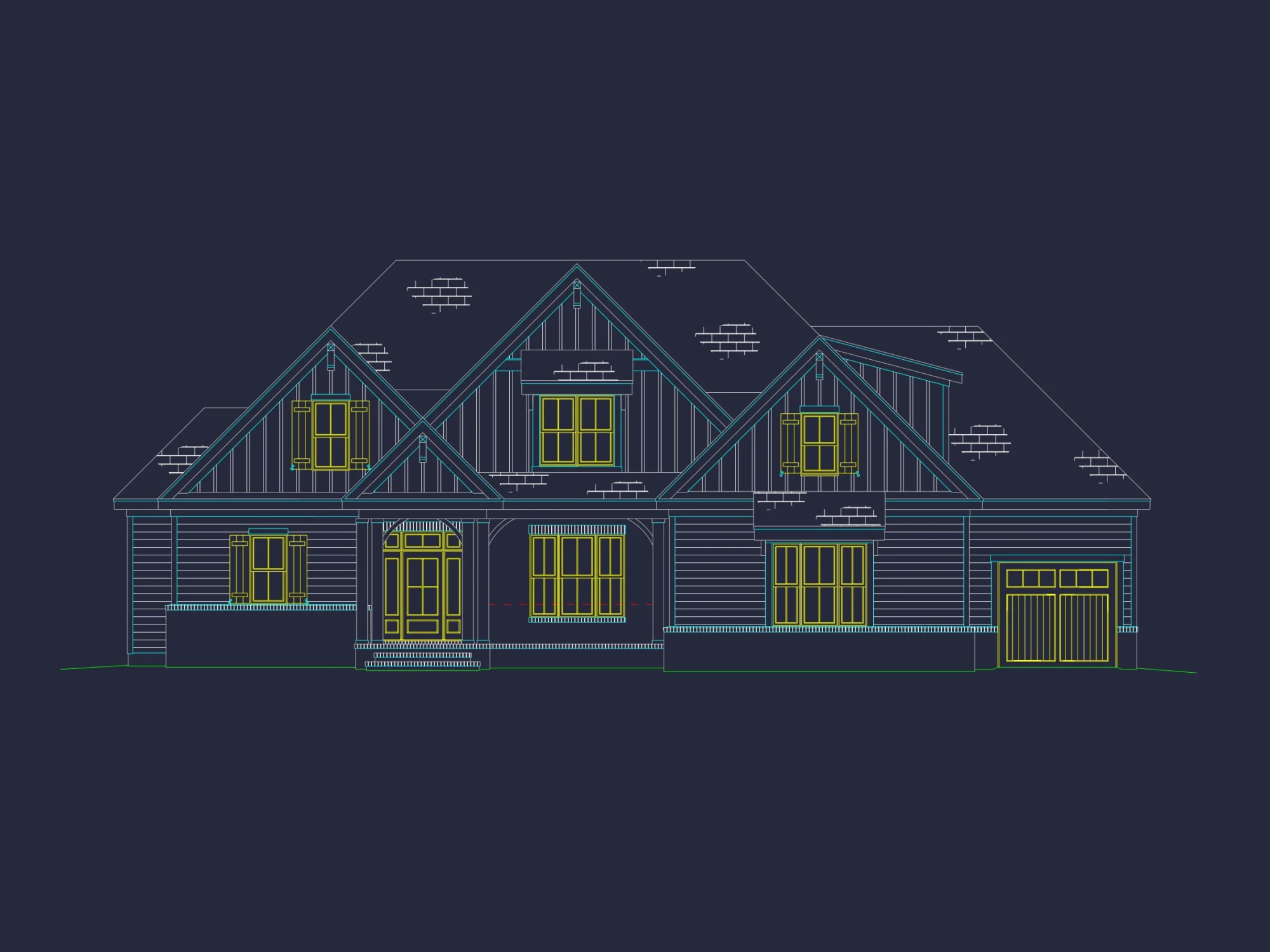 Spacious house Plan with Open Floor Plan and Unique Designs