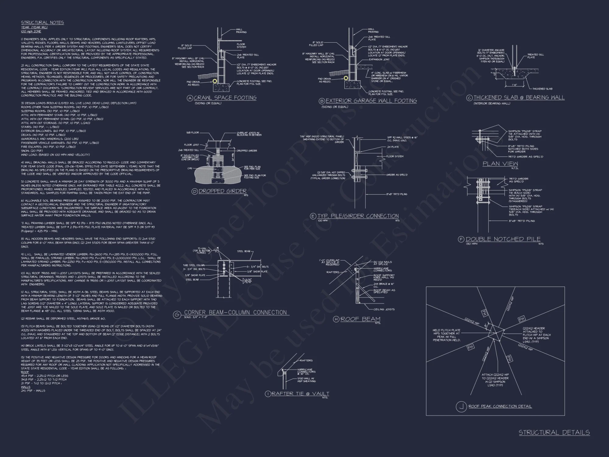 Traditional 2-Story house Plan with CAD Architecture Designs