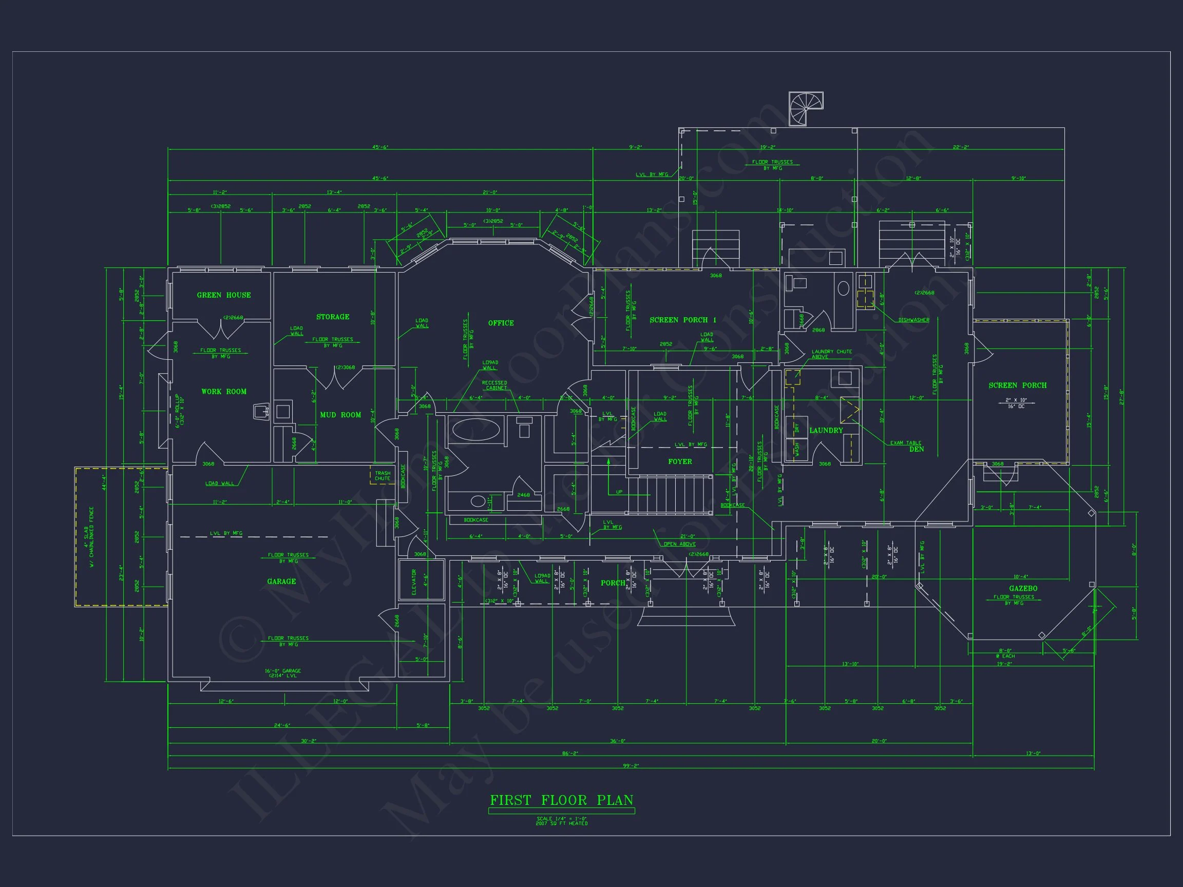 17-1150 HOUSE PLAN - Traditional 2-Story House Plan with CAD Architecture Designs 6 Traditional 2-Story house Plan with CAD Architecture Designs