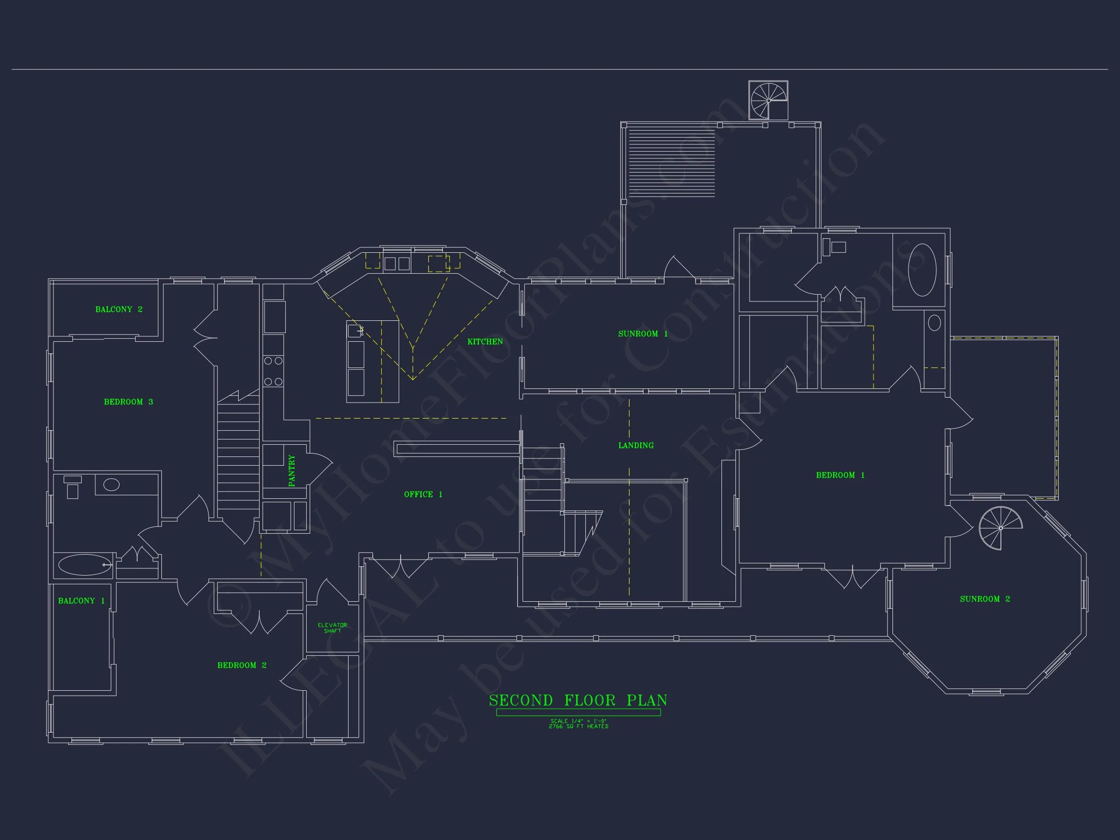 17-1150 HOUSE PLAN - Traditional 2-Story House Plan with CAD Architecture Designs 5 Traditional 2-Story house Plan with CAD Architecture Designs
