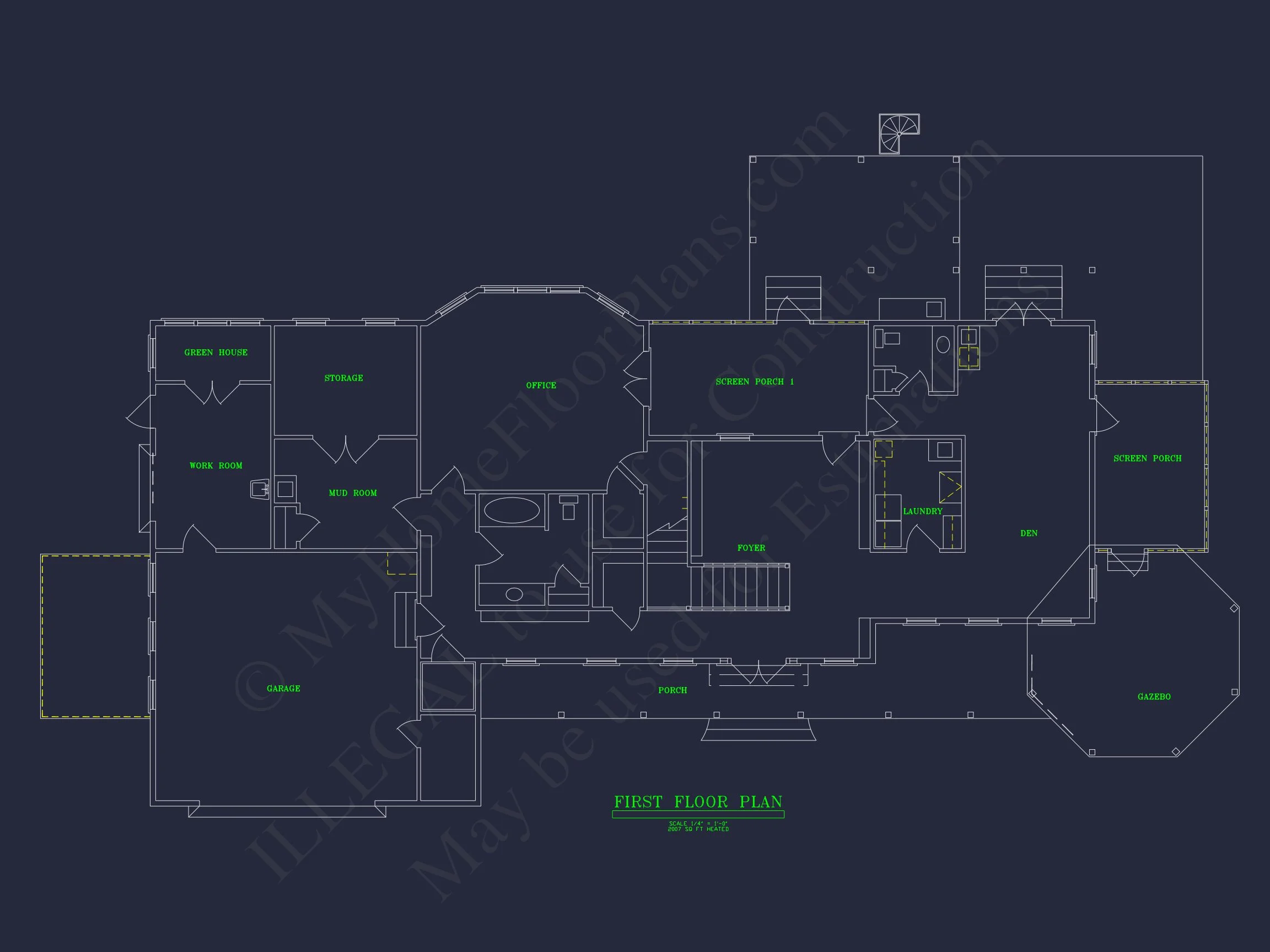 17-1150 HOUSE PLAN - Traditional 2-Story House Plan with CAD Architecture Designs 4 Traditional 2-Story house Plan with CAD Architecture Designs