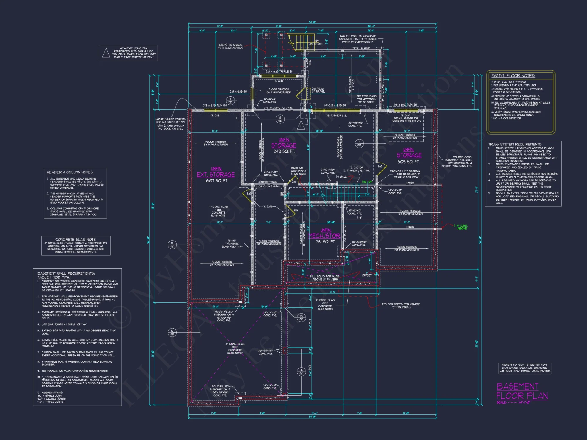 Customizable house Floor Plan with Modern CAD Designs