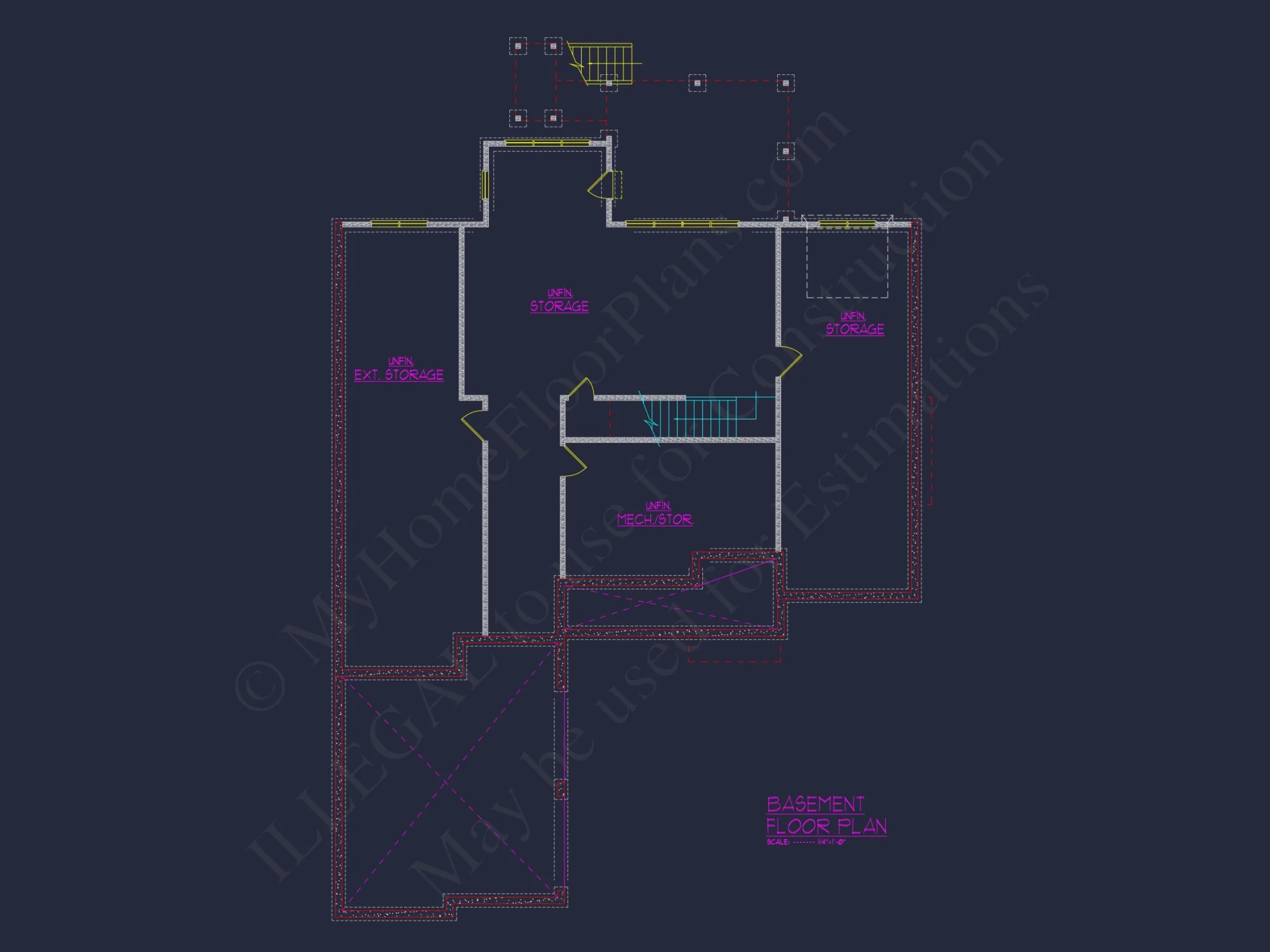 Customizable house Floor Plan with Modern CAD Designs