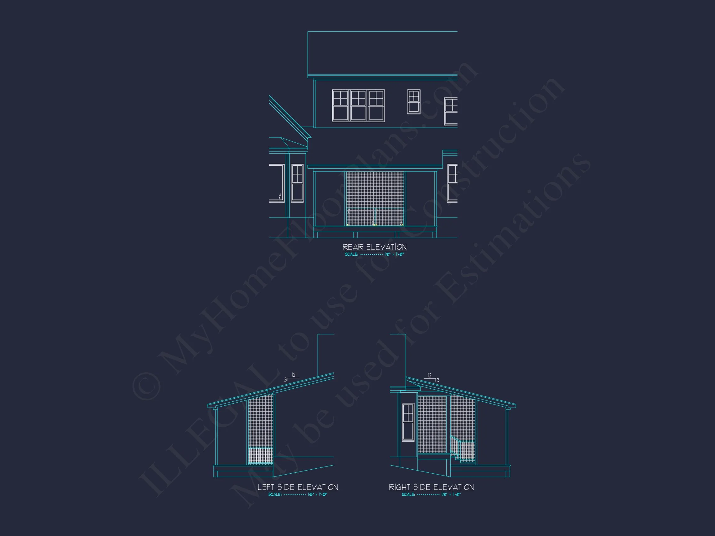 Elegant house Plan with Modern Floor Plan and CAD Designs