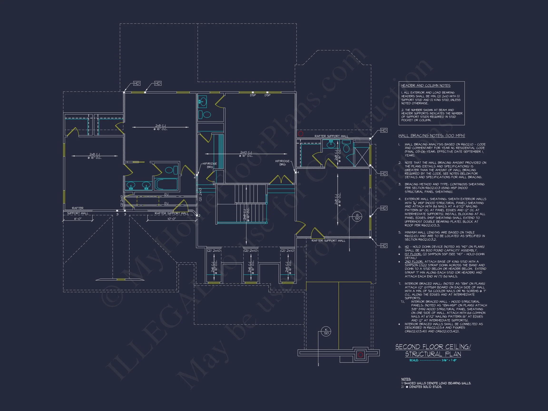 Elegant house Plan with Modern Floor Plan and CAD Designs