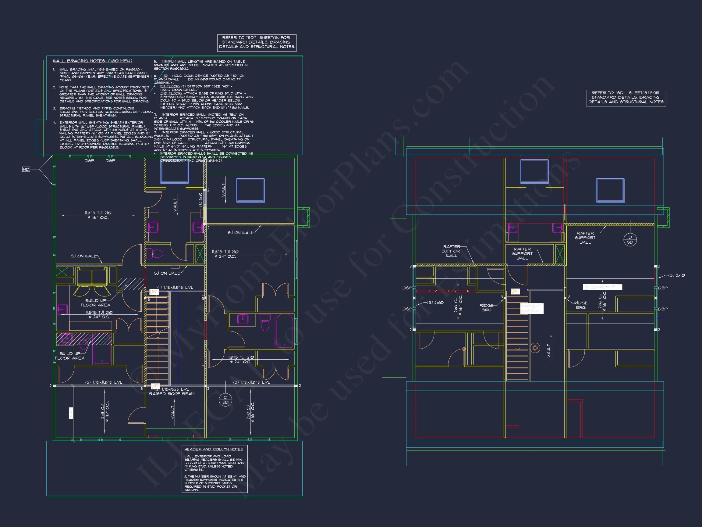Stunning house Plan with 3 Floors, CAD Designs & Blueprint