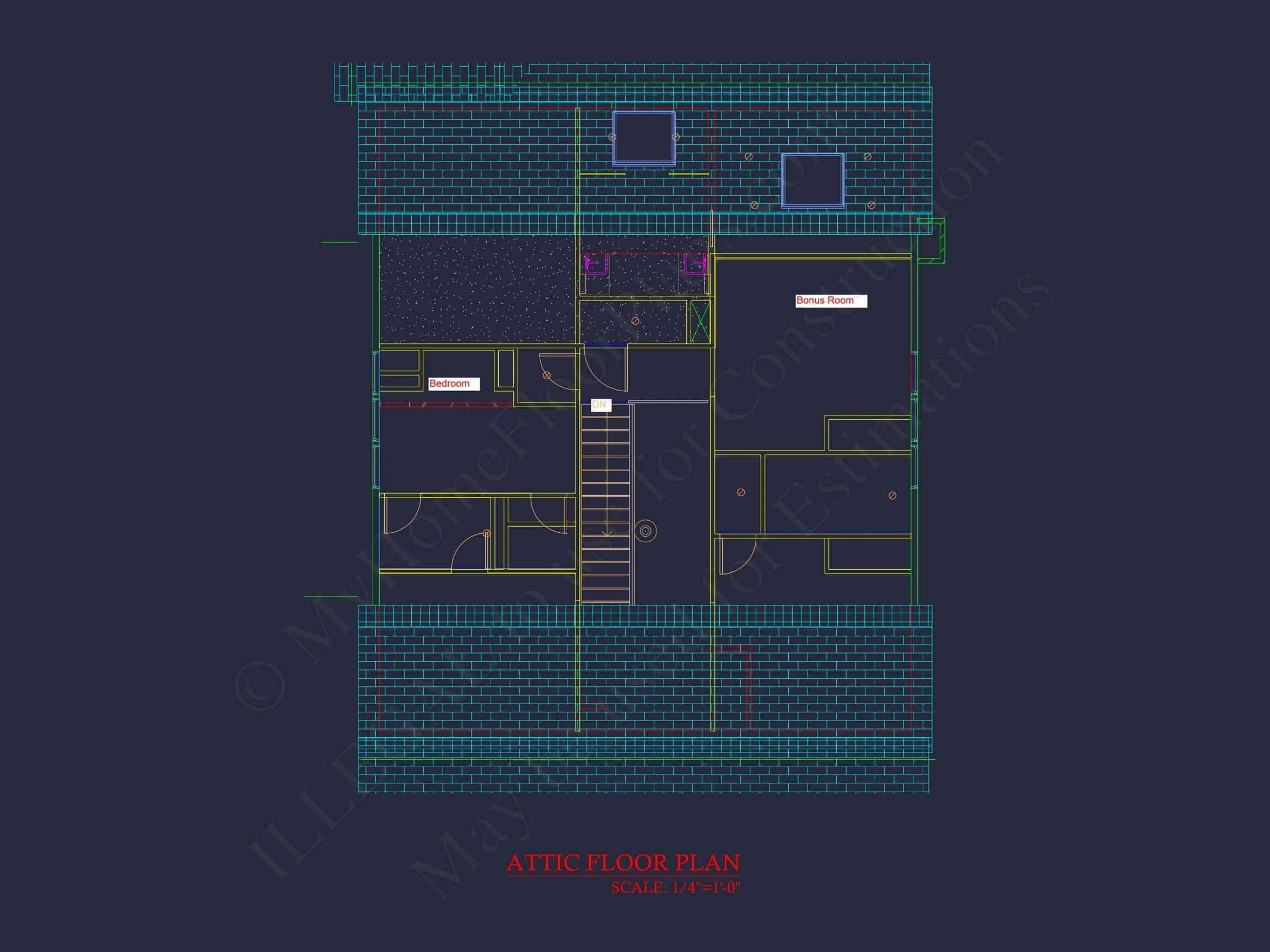 Stunning house Plan with 3 Floors, CAD Designs & Blueprint