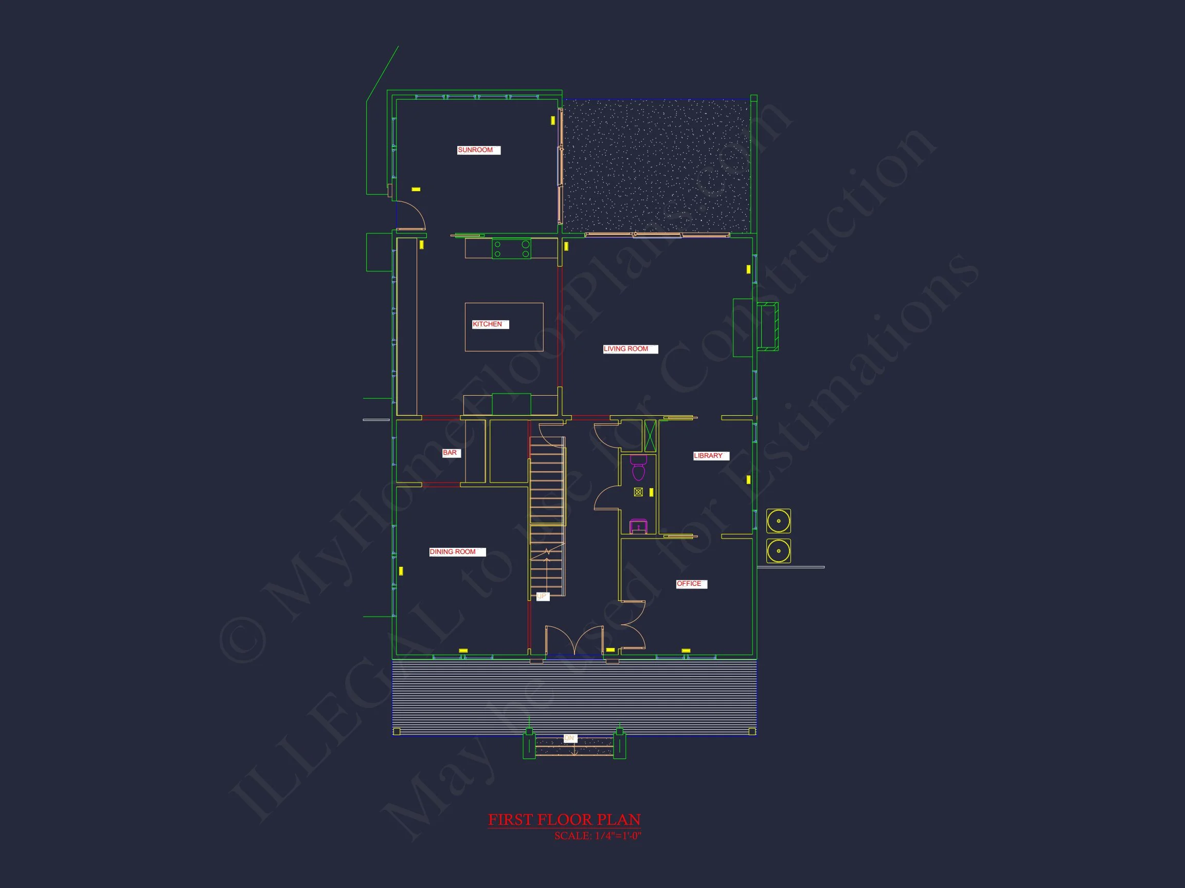 Stunning house Plan with 3 Floors, CAD Designs & Blueprint