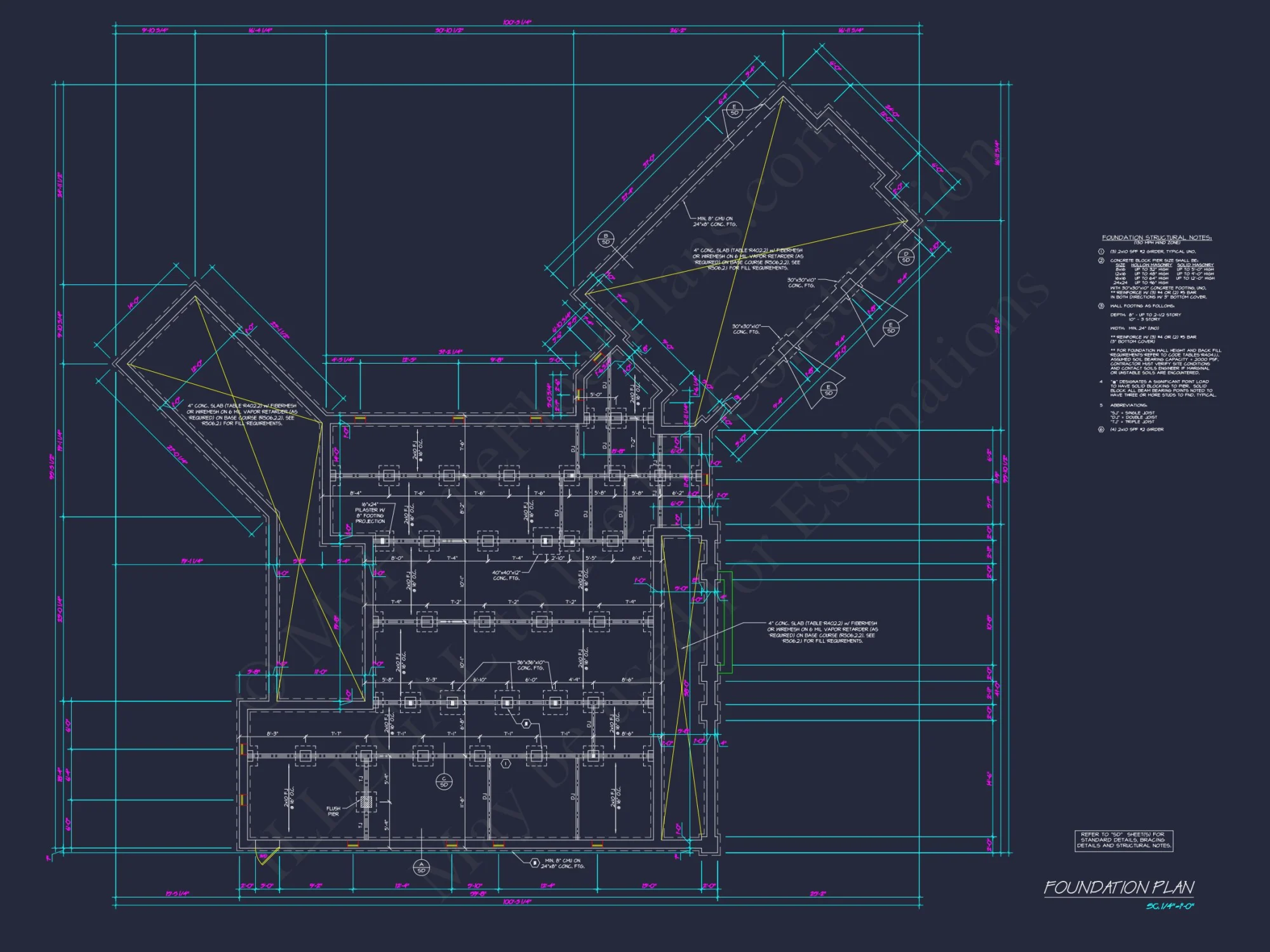 Spacious 2-Story house Plan with Garage & Outdoor Features - CAD Designs