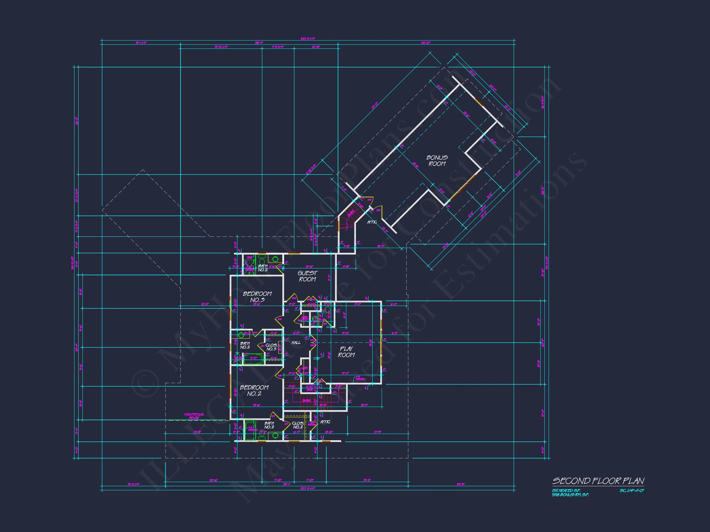17-1046 HOUSE PLAN - Spacious 2-Story House Plan with Garage & Outdoor Features - CAD Designs 12 Spacious 2-Story house Plan with Garage & Outdoor Features - CAD Designs
