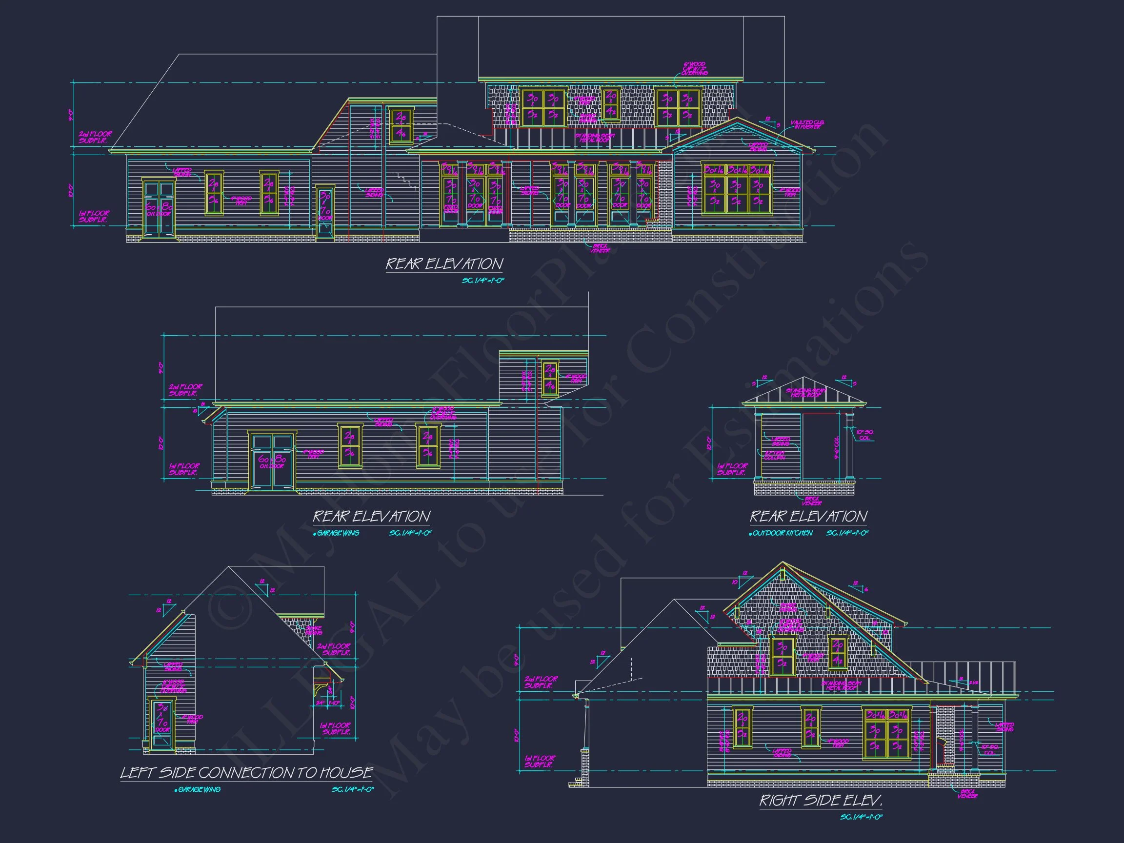 17-1046 HOUSE PLAN - Spacious 2-Story House Plan with Garage & Outdoor Features - CAD Designs 8 Spacious 2-Story house Plan with Garage & Outdoor Features - CAD Designs