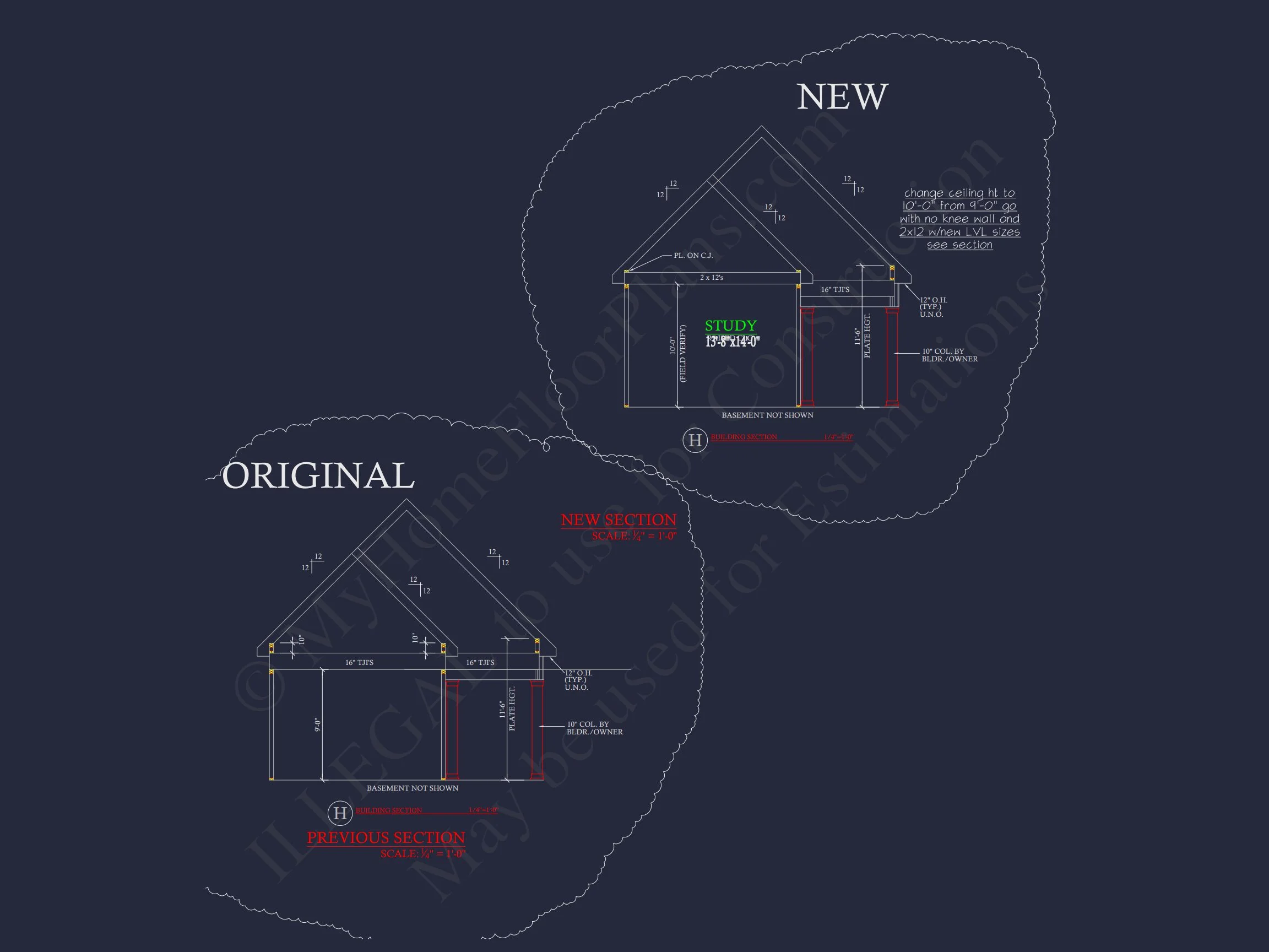Luxurious 2-Story house Plan with French Country Design