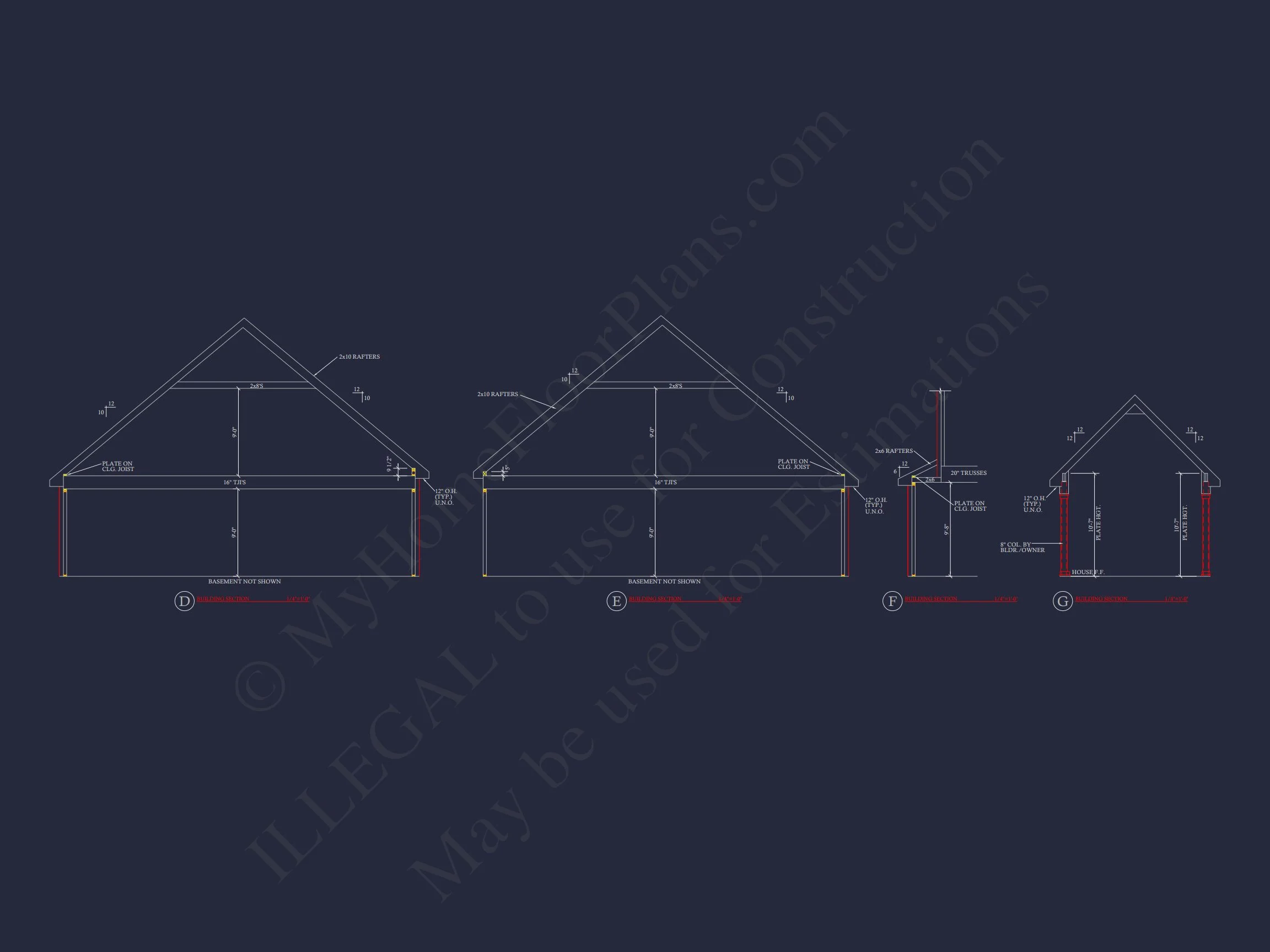 Luxurious 2-Story house Plan with French Country Design
