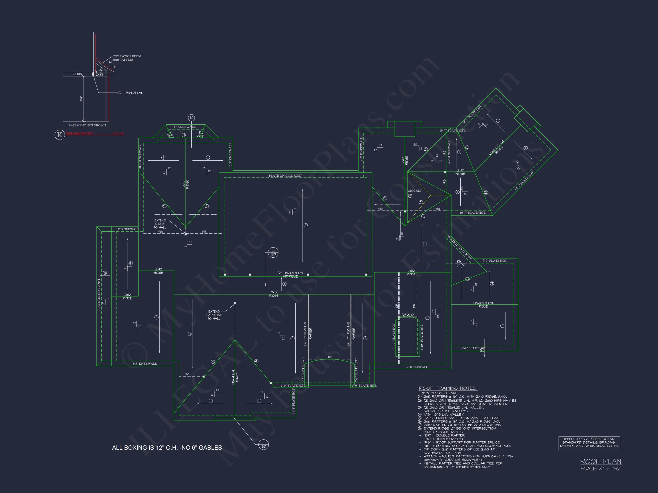 Luxurious 2-Story house Plan with French Country Design