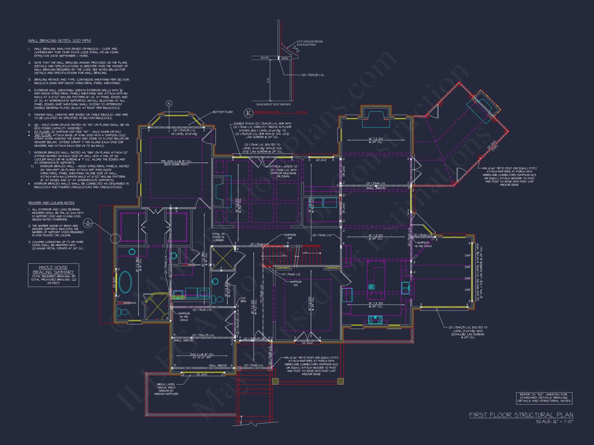 Luxurious 2-Story house Plan with French Country Design