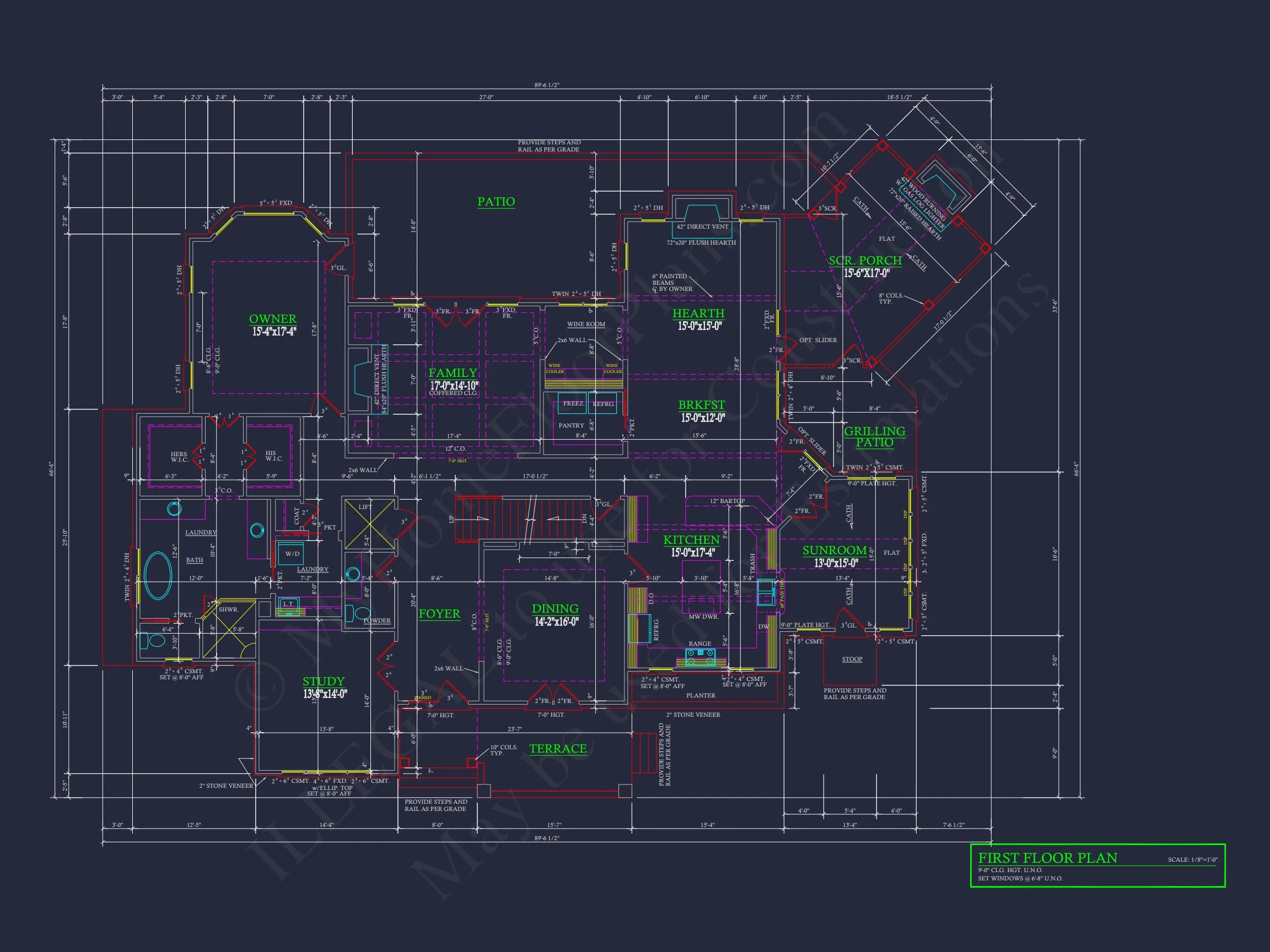 Luxurious 2-Story house Plan with French Country Design