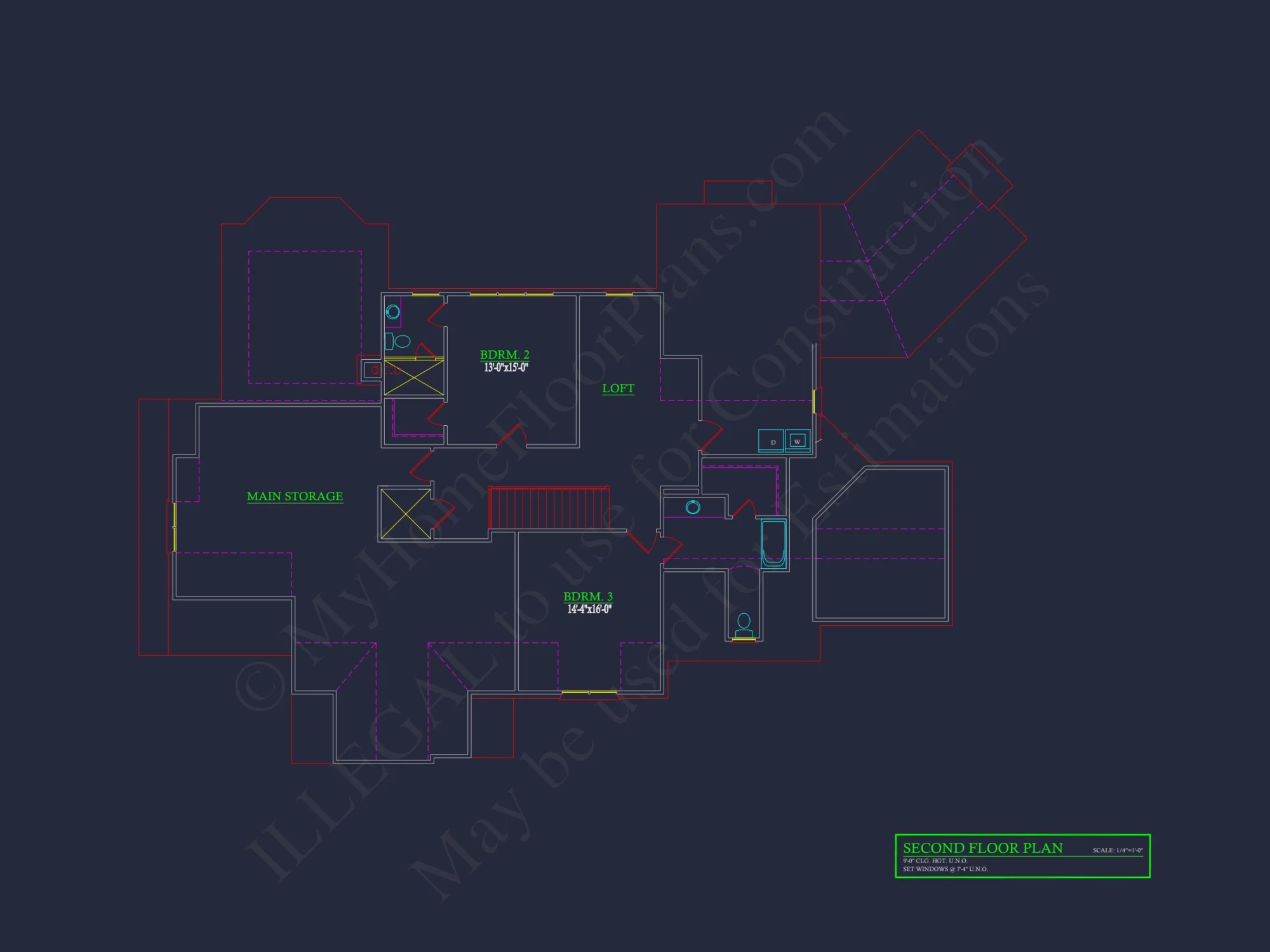 Luxurious 2-Story house Plan with French Country Design