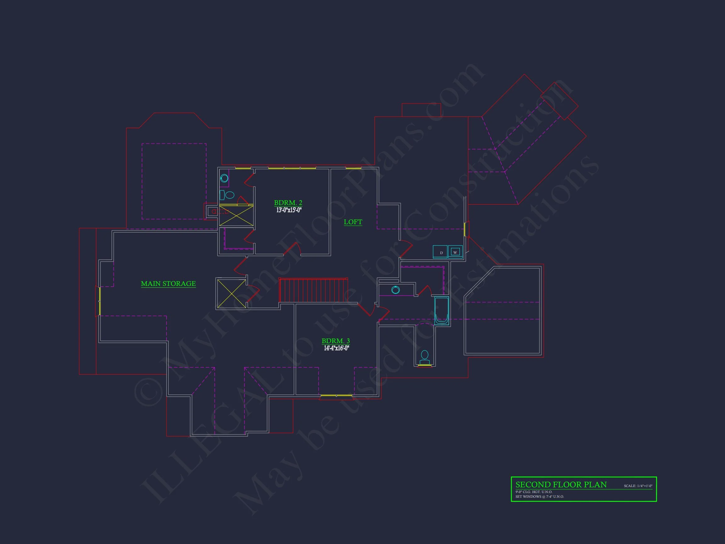 Luxurious 2-Story house Plan with French Country Design