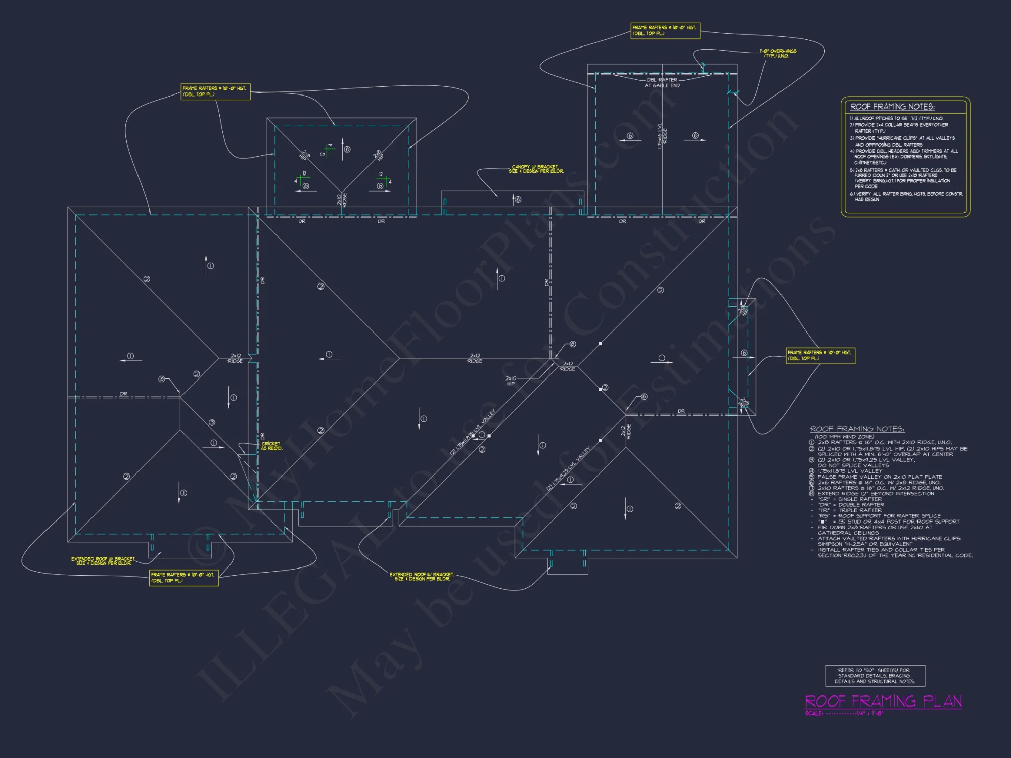 Stunning house Floor Plan with 4 Bedrooms – Modern CAD Designs