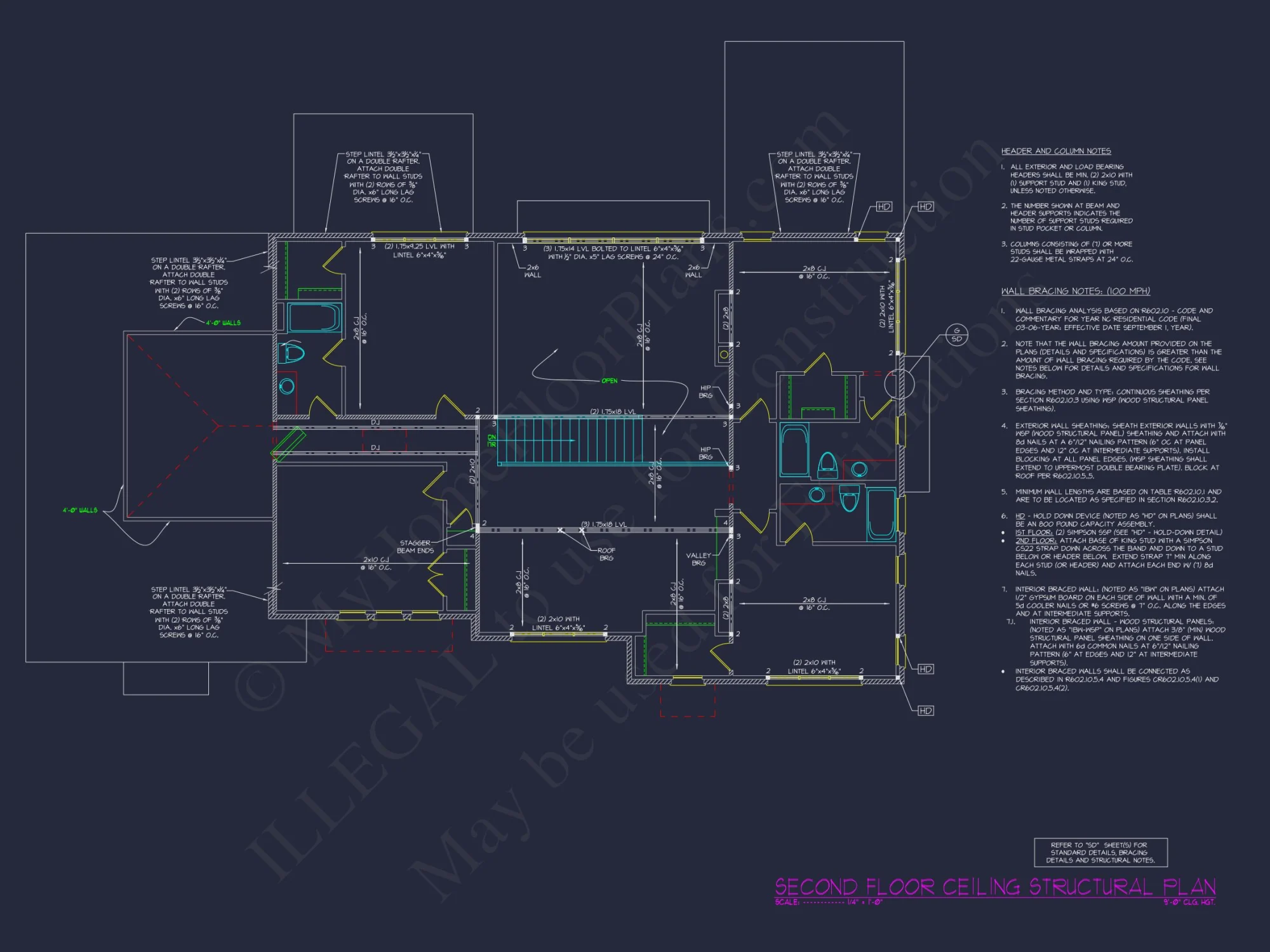 Stunning house Floor Plan with 4 Bedrooms – Modern CAD Designs