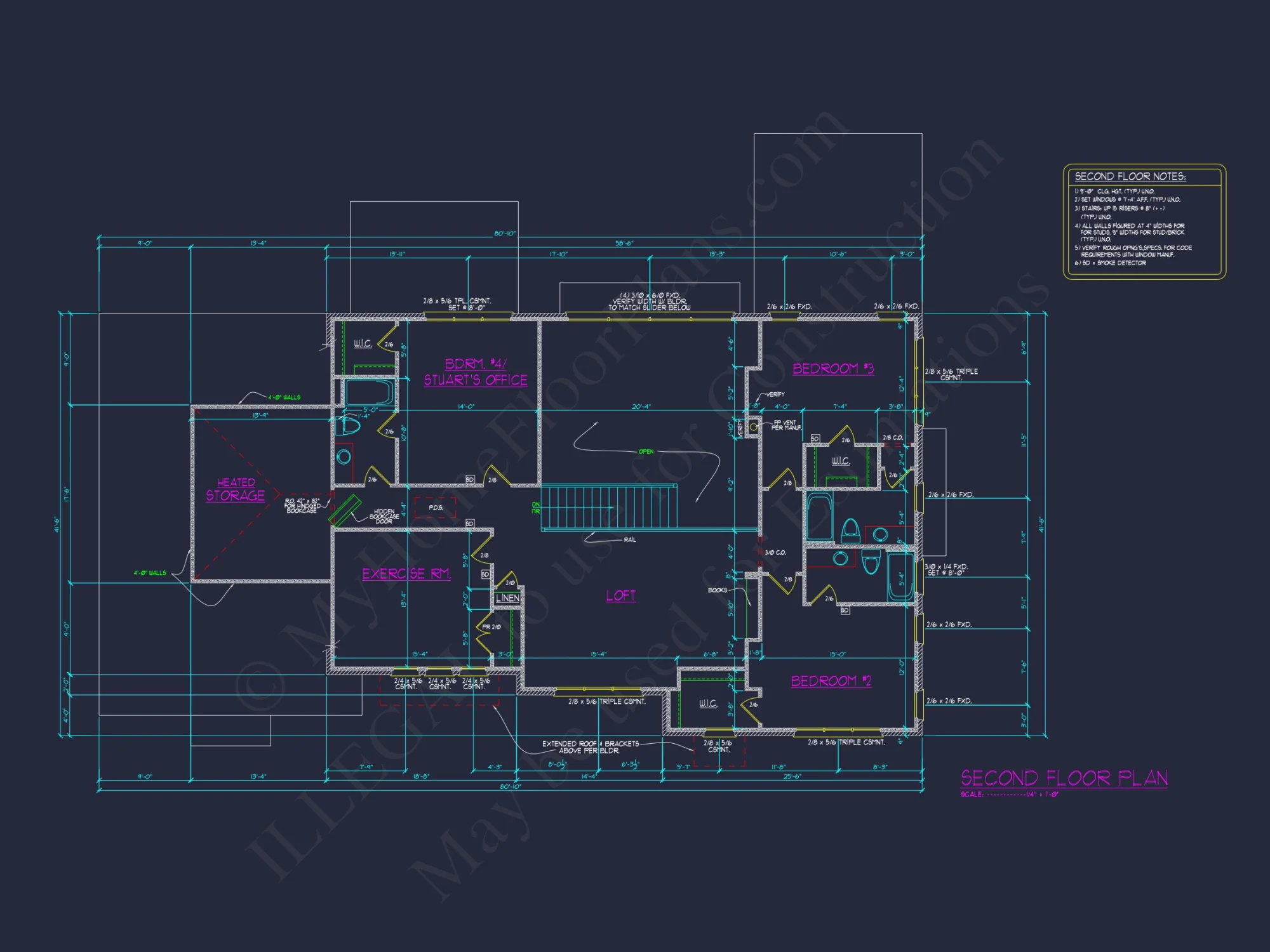 Stunning house Floor Plan with 4 Bedrooms – Modern CAD Designs