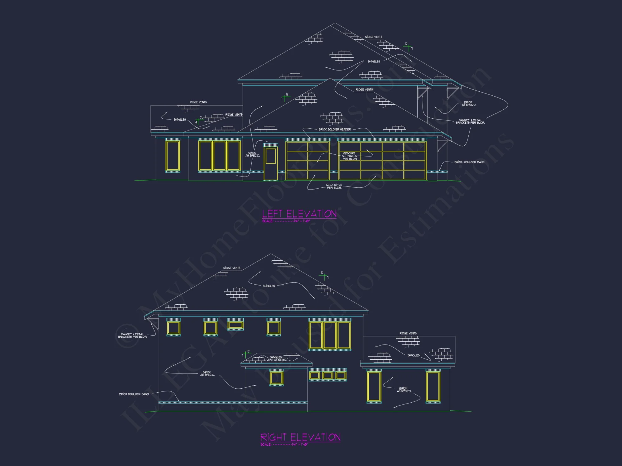 Stunning house Floor Plan with 4 Bedrooms – Modern CAD Designs