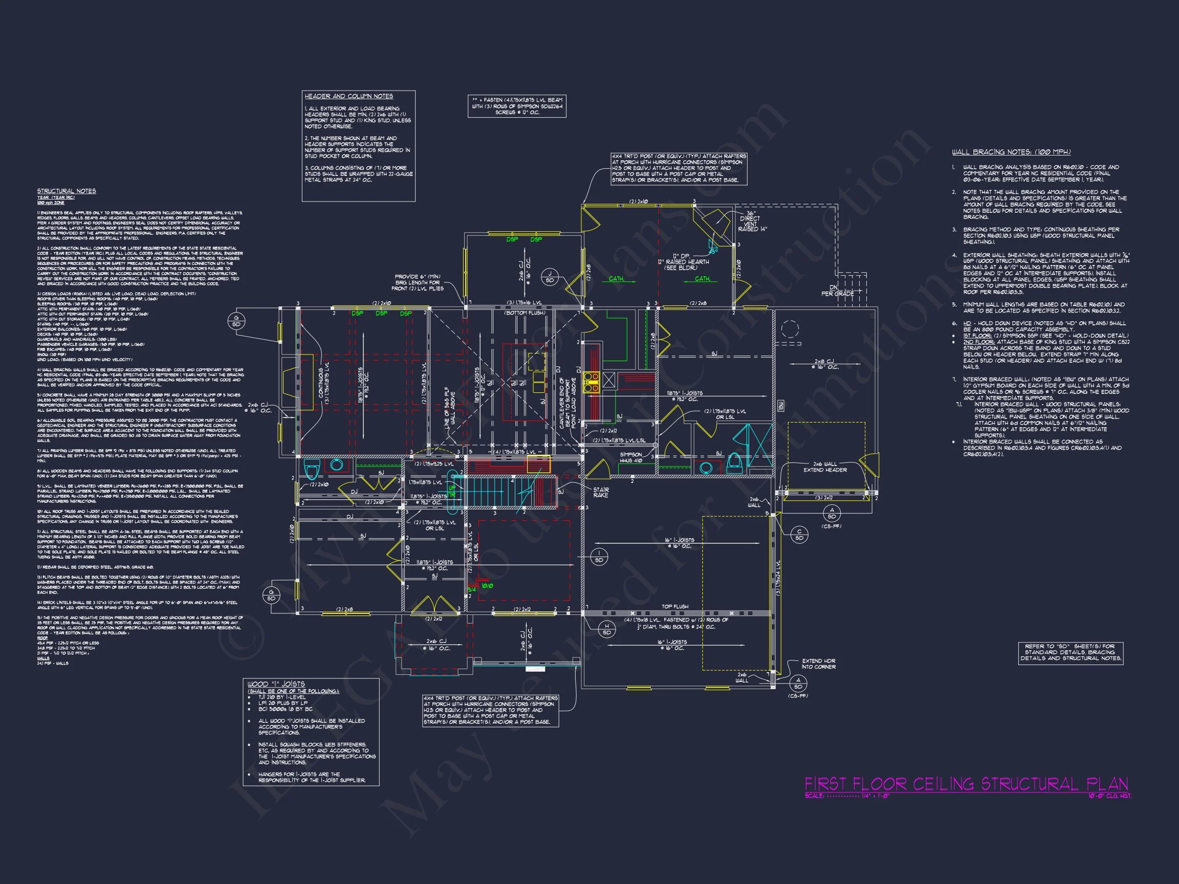 16-1819 HOUSE PLAN - Craftsman House Plan: Stunning CAD Blueprint with 5 Beds 10 Craftsman house Plan: Stunning CAD Blueprint with 5 Beds