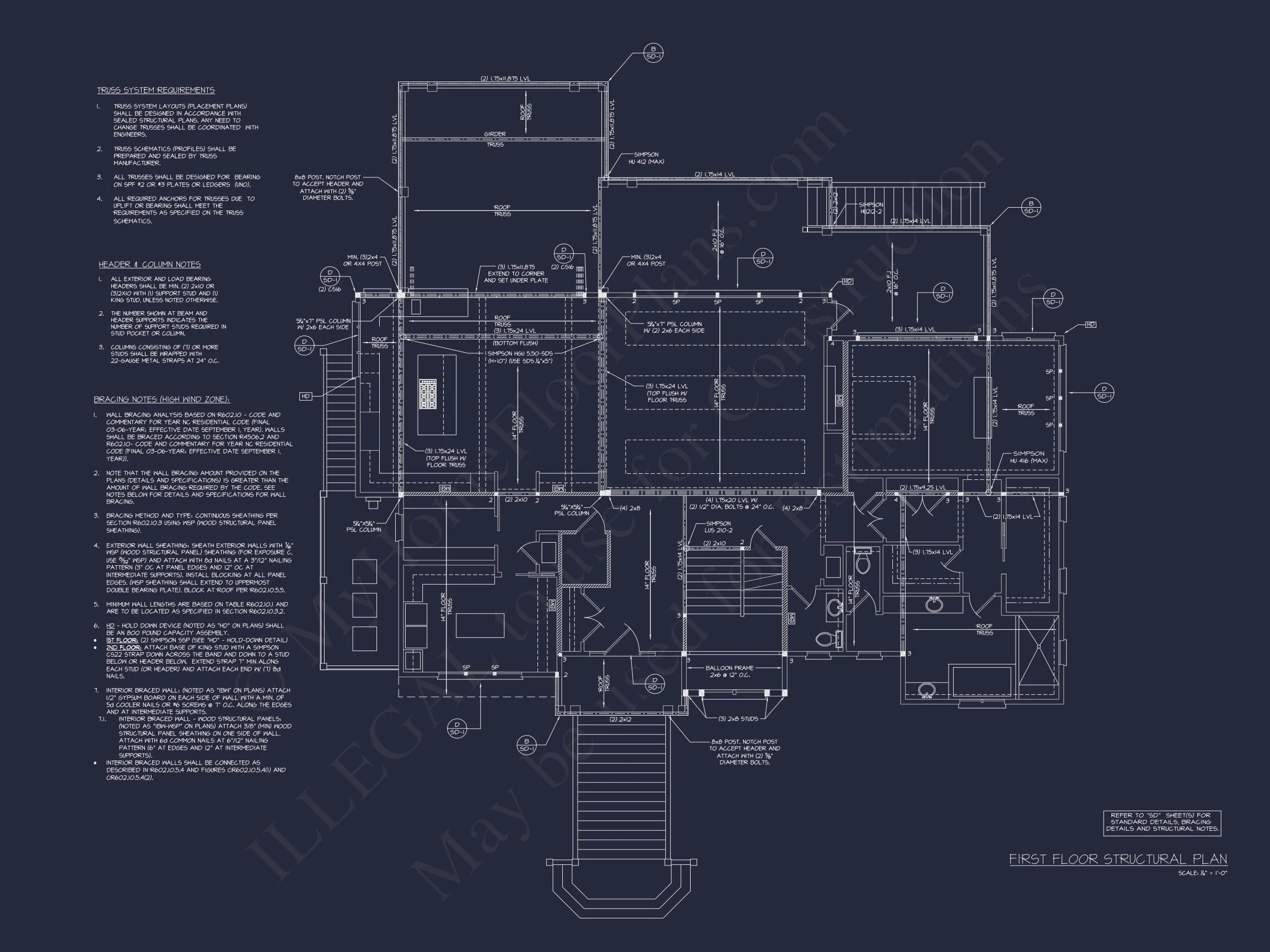 16-1797 HOUSE PLAN - Expansive Coastal Beach House Plan with Elegant CAD Designs 20 Expansive Coastal Beach house Plan with Elegant CAD Designs