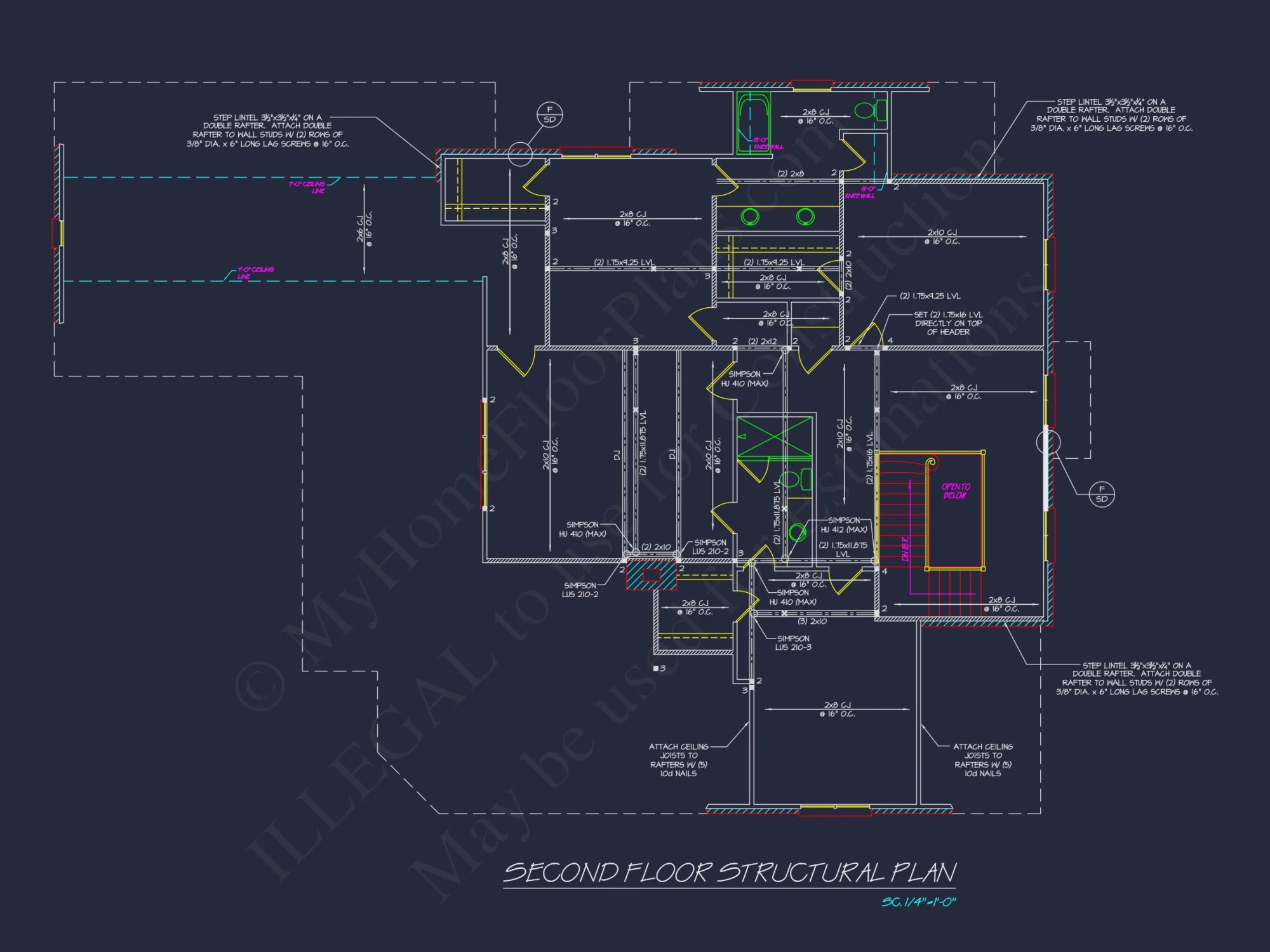 French Country house Plan with Spacious Floor Design & CAD