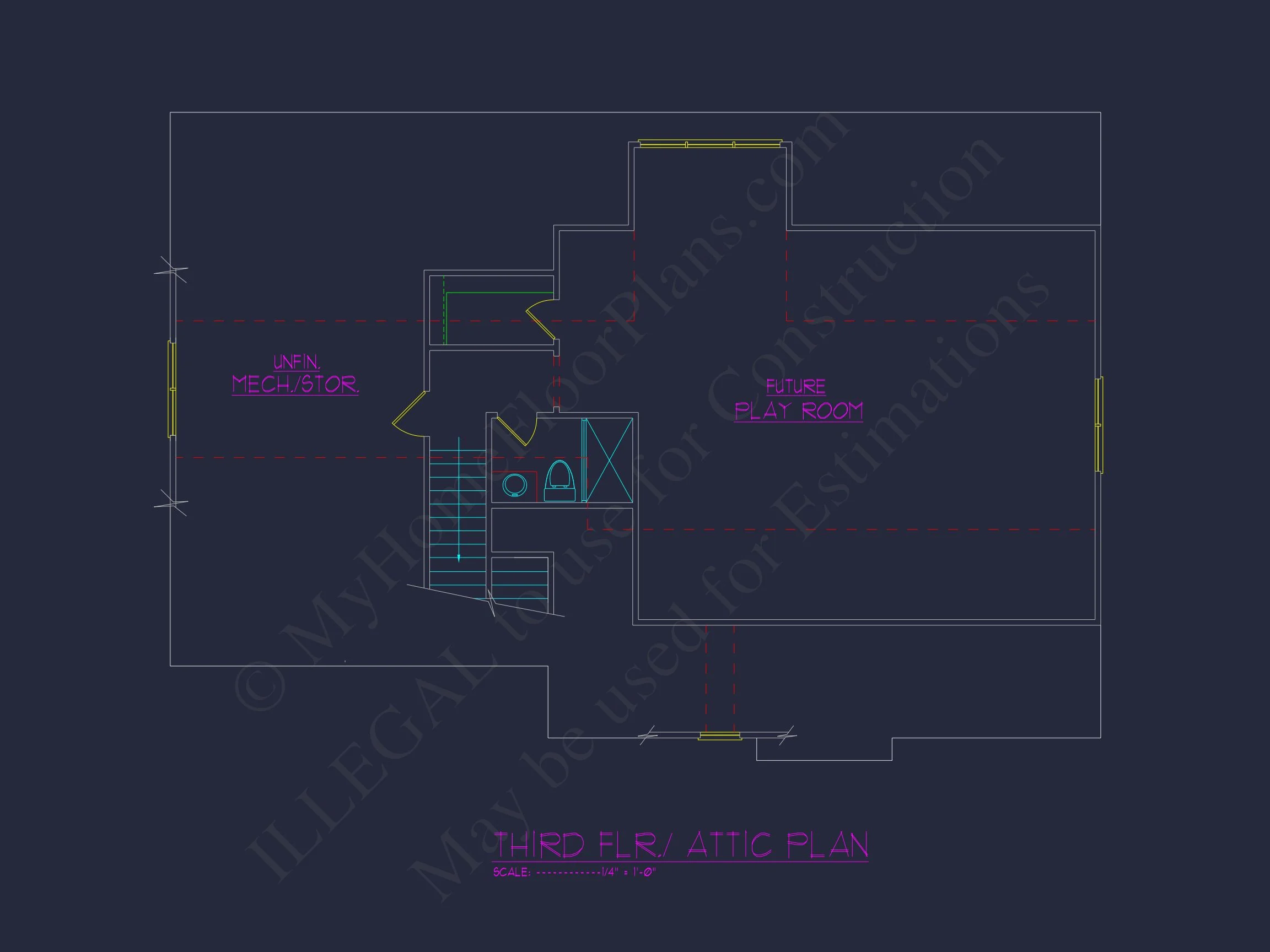 16-1786B HOUSE PLAN - Elegant 3-Story House Plan with Spacious Floor Plan and CAD Designs 6 Elegant 3-Story house Plan with Spacious Floor Plan and CAD Designs