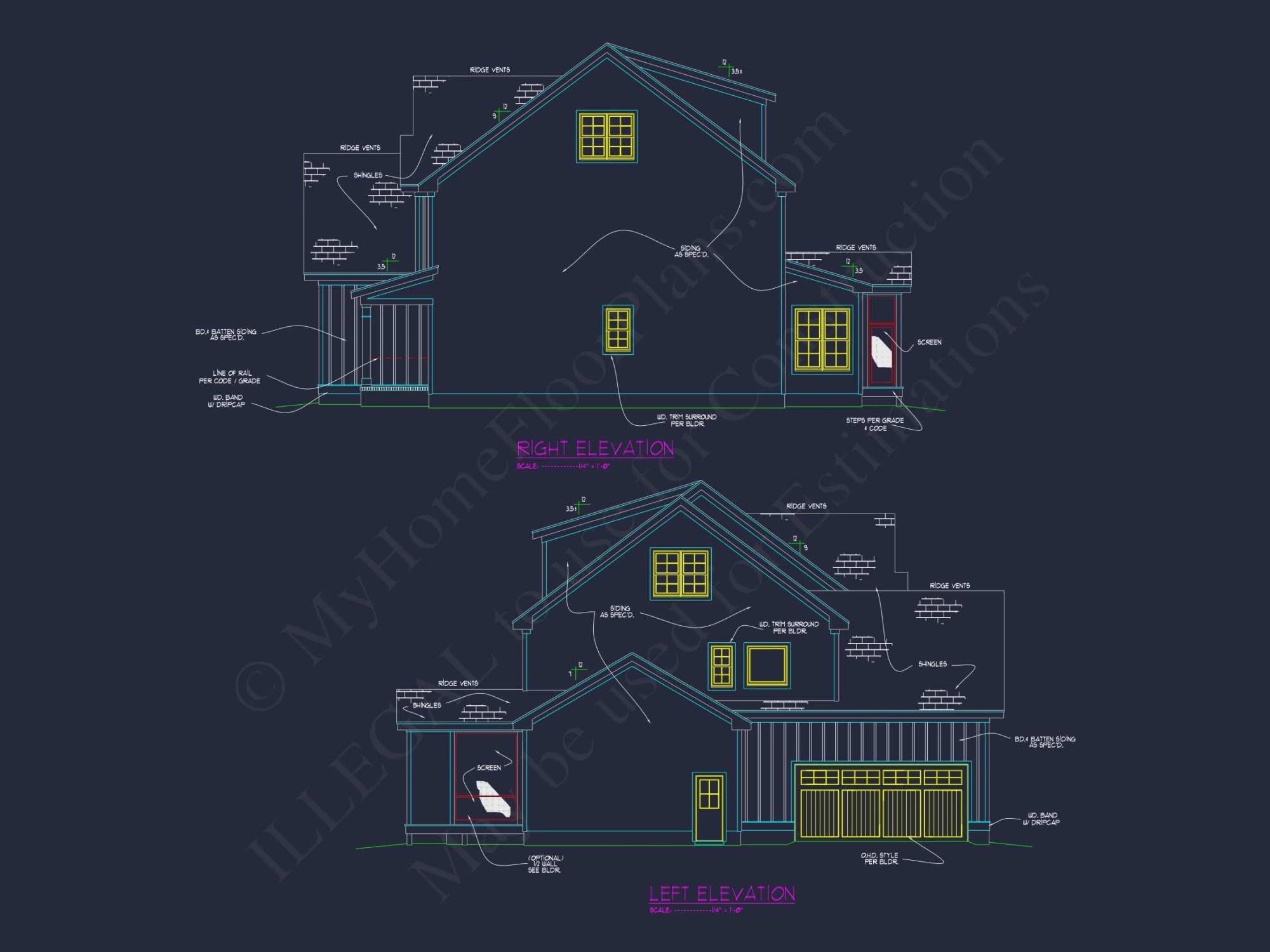 Elegant 3-Story house Plan with Spacious Floor Plan and CAD Designs