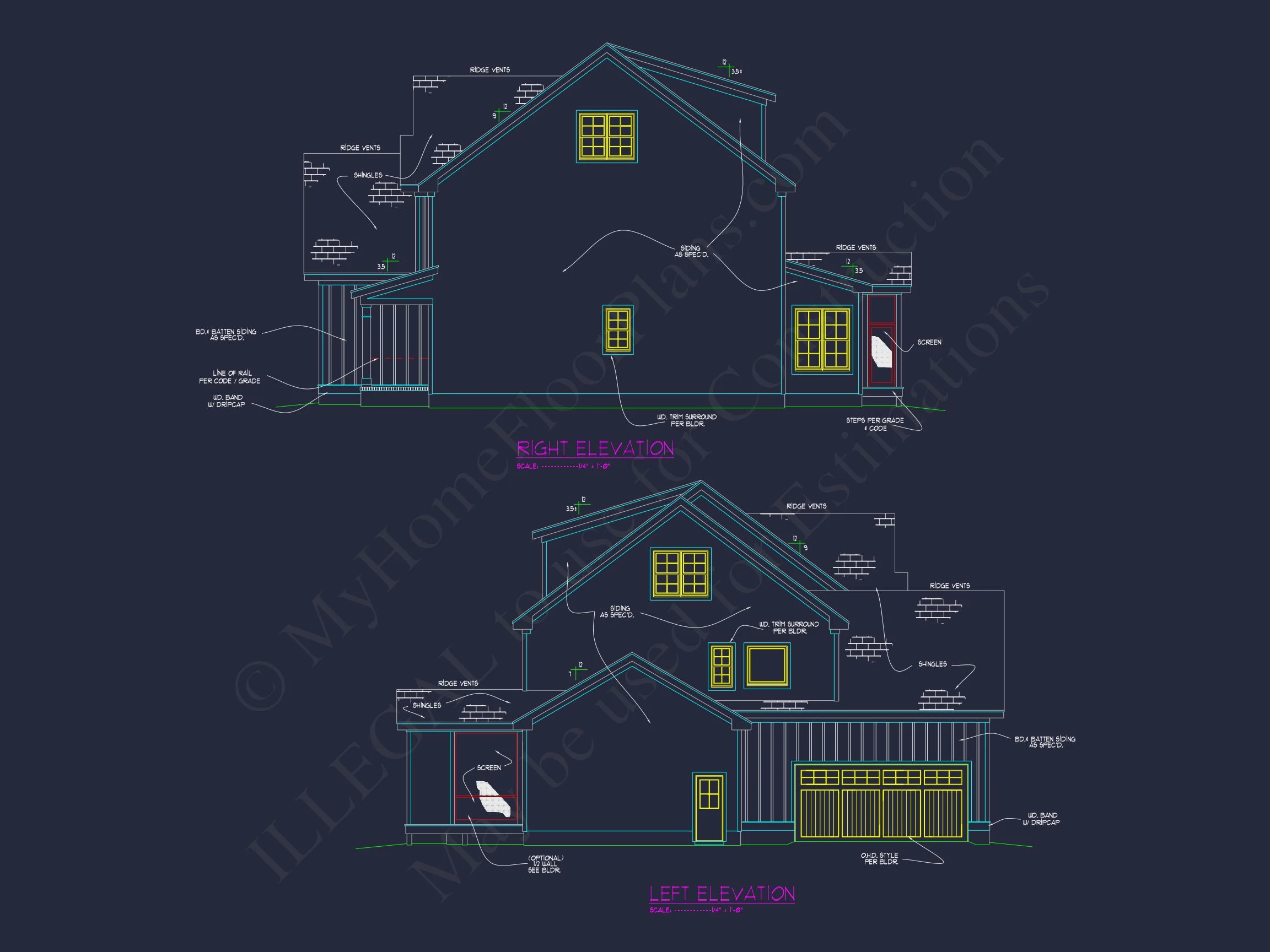 16-1786B HOUSE PLAN - Elegant 3-Story House Plan with Spacious Floor Plan and CAD Designs 3 Elegant 3-Story house Plan with Spacious Floor Plan and CAD Designs