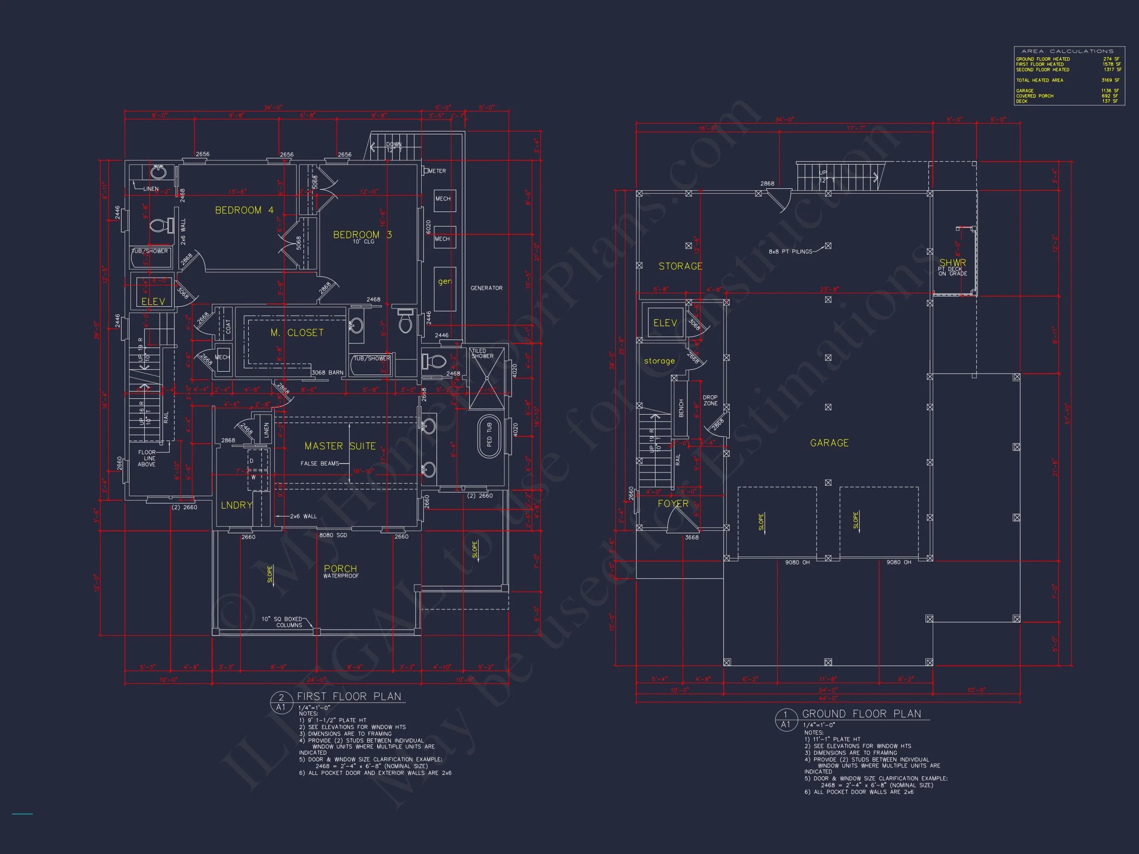 16-1770 HOUSE PLAN - Stunning Coastal House Plan with CAD-Ready Designs and Features 8 Stunning Coastal house Plan with CAD-Ready Designs and Features